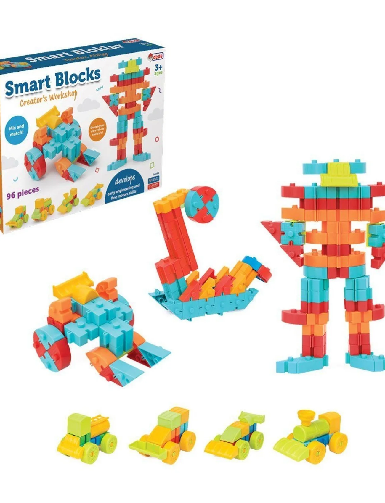 04034 Smart Blok Seti 96 Parça -Dede