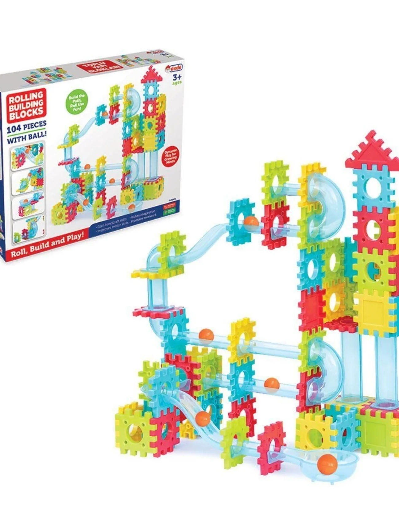 04045 Toplu Yapı Blokları 104 Parça -Fentoys