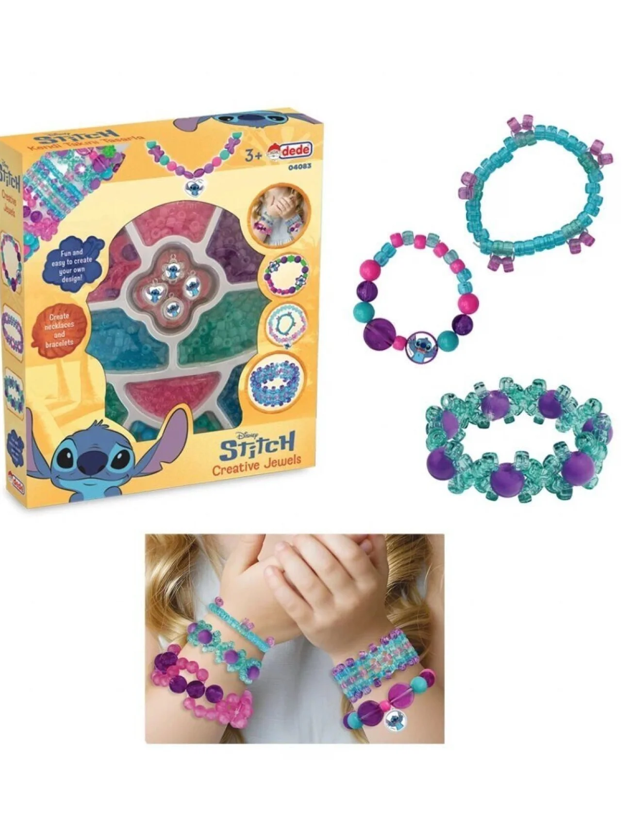 04083 STITCH TAKI TEKLİ KUTU TAKI SETİ