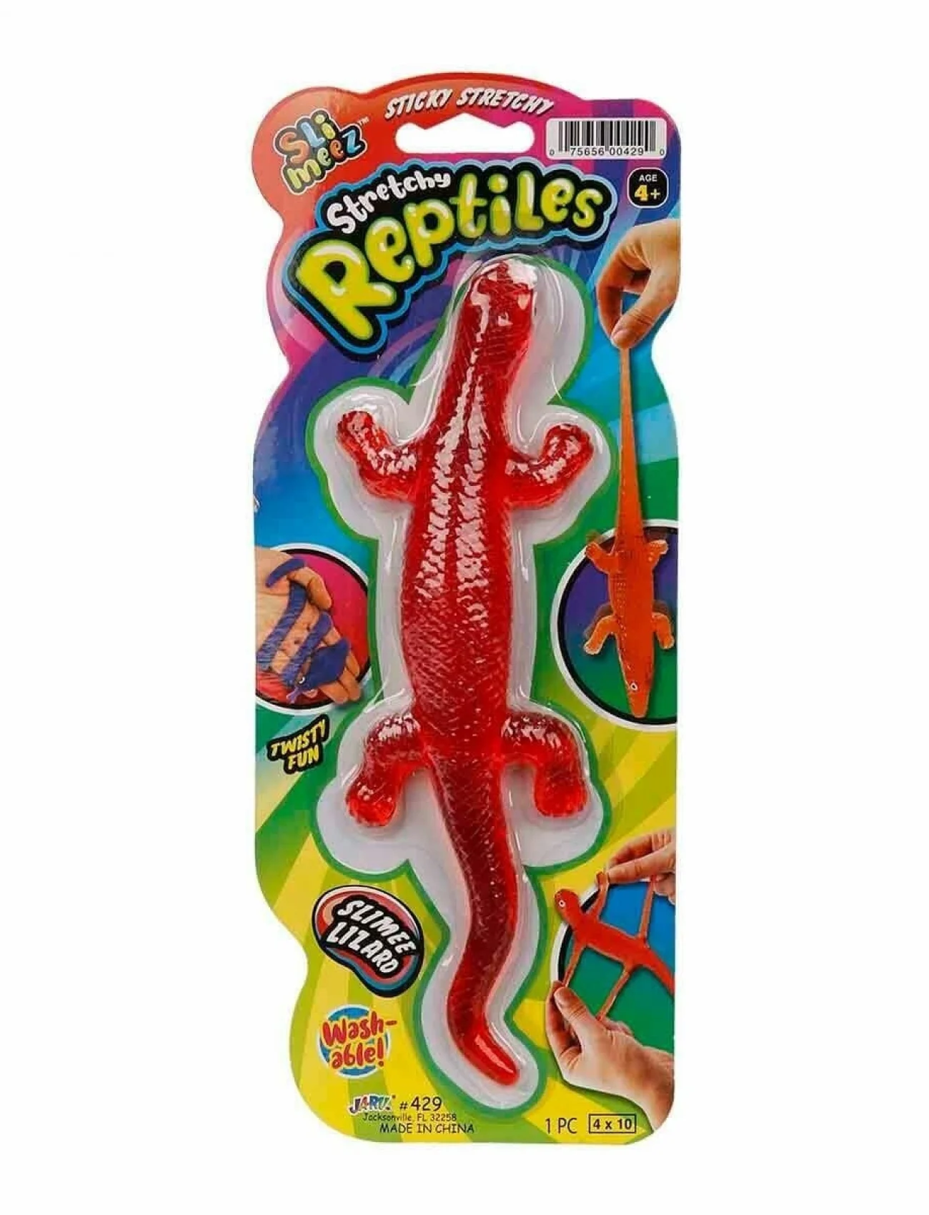 0429 SUN-JRU-Kartelalı 3 Asorti Yılan Kertenkele Timsah  Streç - Sunman