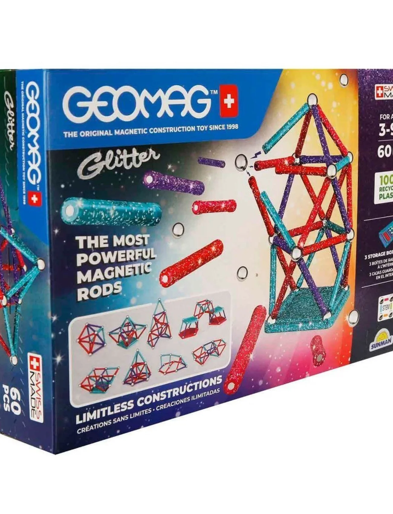 0536 Manyetik Zeka Oyunu 60 Parça -Sunman