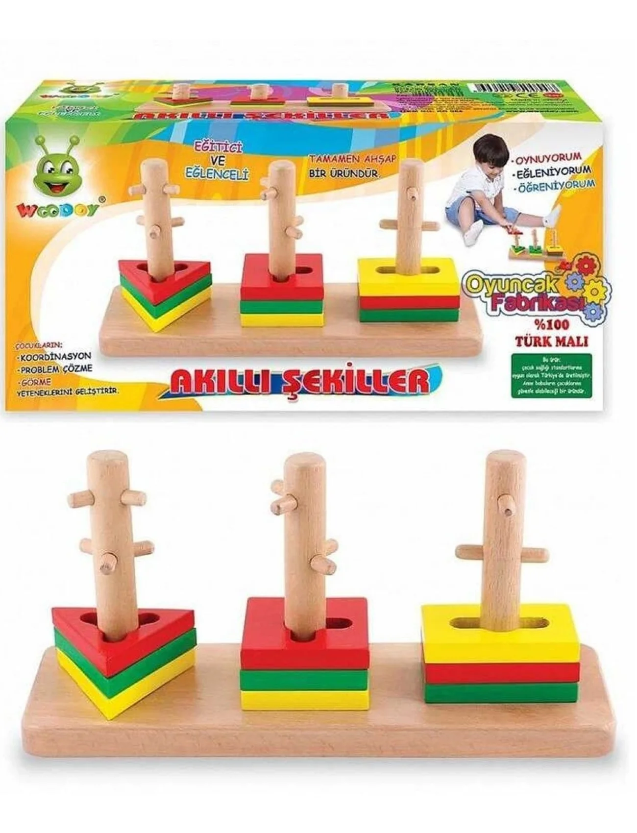 054KR Karsan Ahşap Akıllı Şekiller