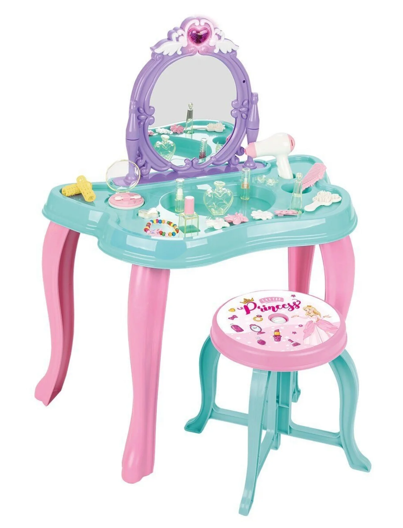 06 048M Sihirli Kelebek Makyaj Masası Mor -Pilsan Oyuncak
