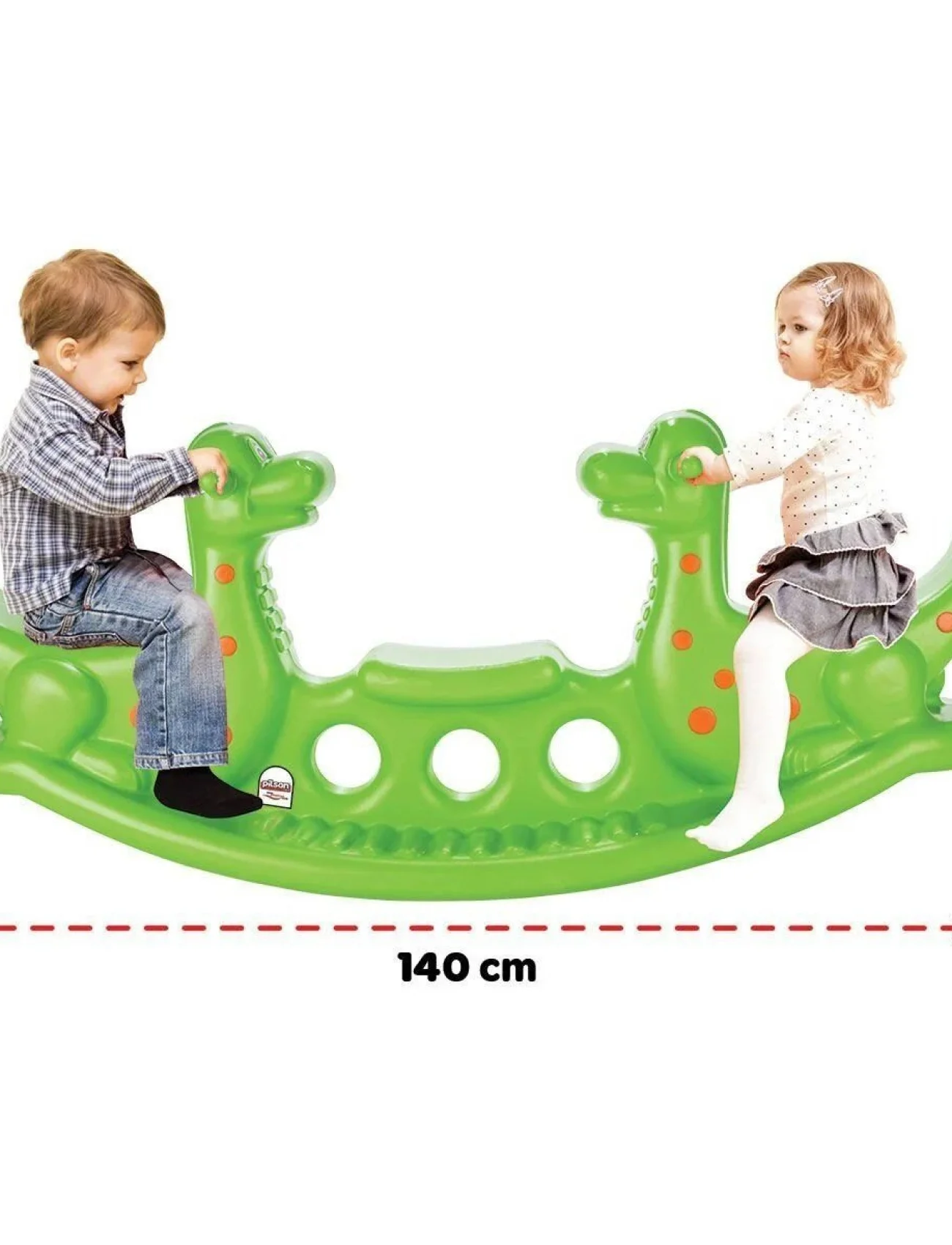 06 147 Dino Tahterevalli Açık Yeşil -Pilsan Oyuncak