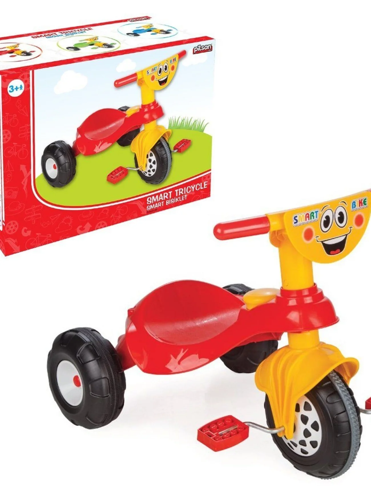 07 132 Pilsan Smart Bisiklet Kırmızı