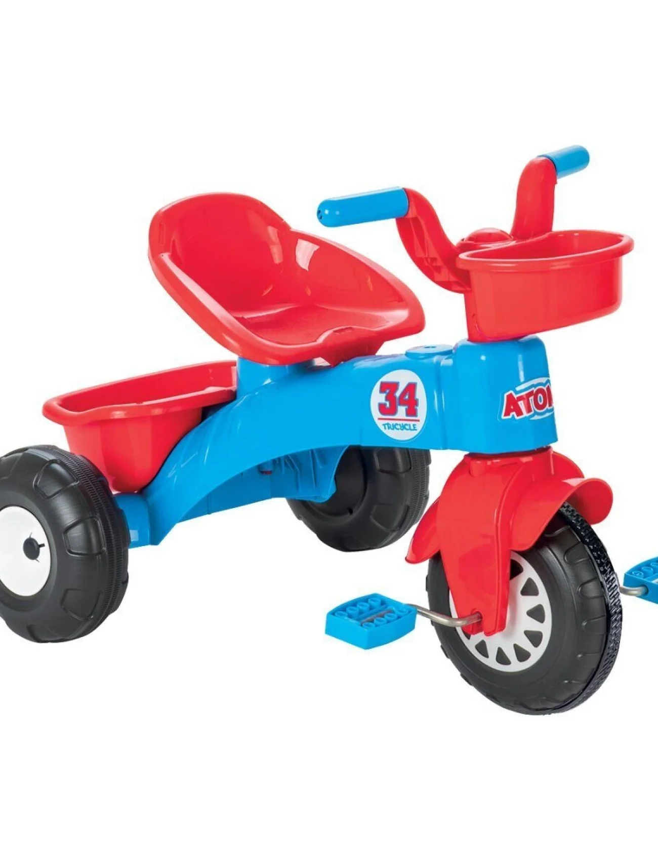 07 169 ATOM BİSİKLET MAVİ KIRMIZI FLEXO