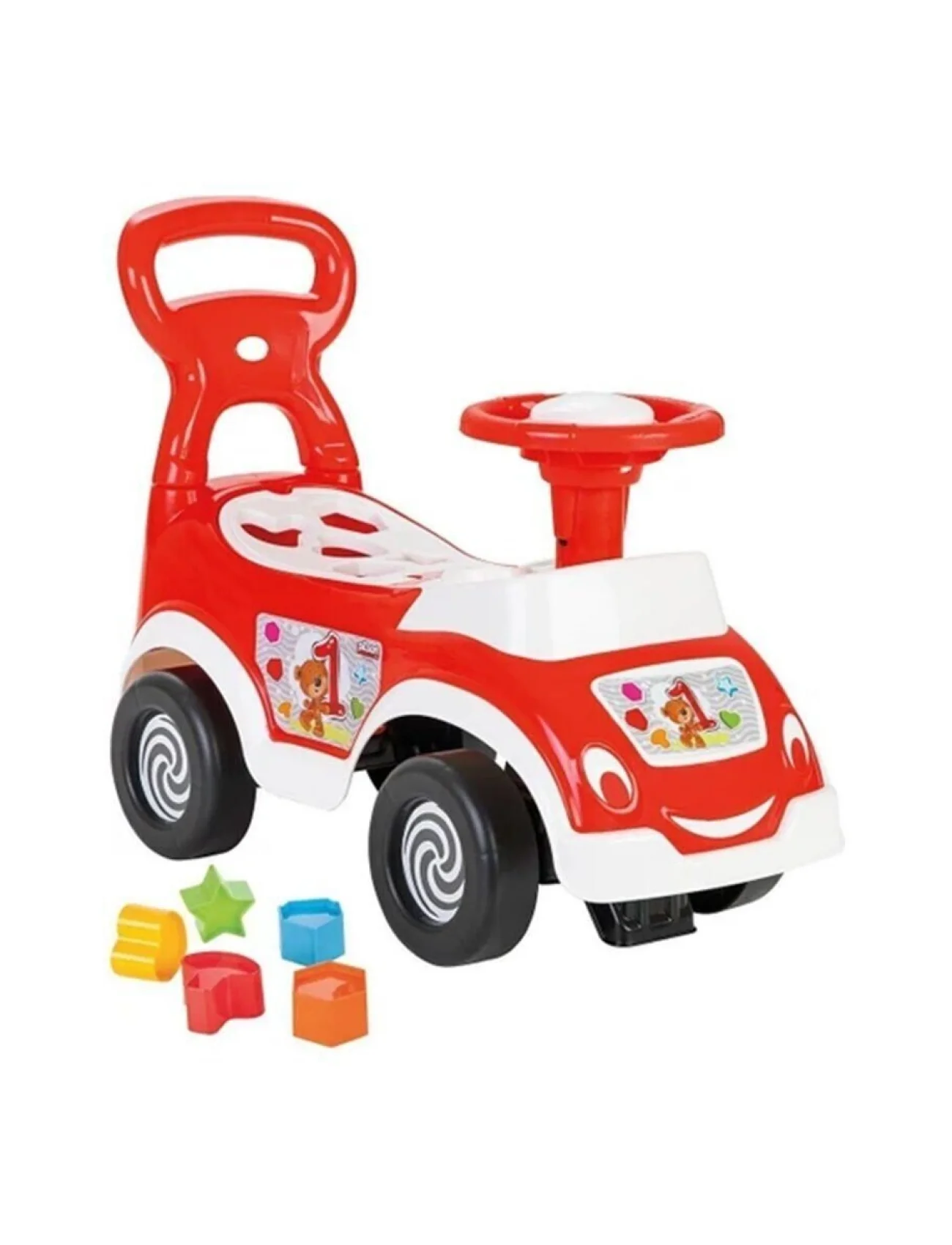 07 828K SMART BABY RIDE ON CAR (KIRMIZI)