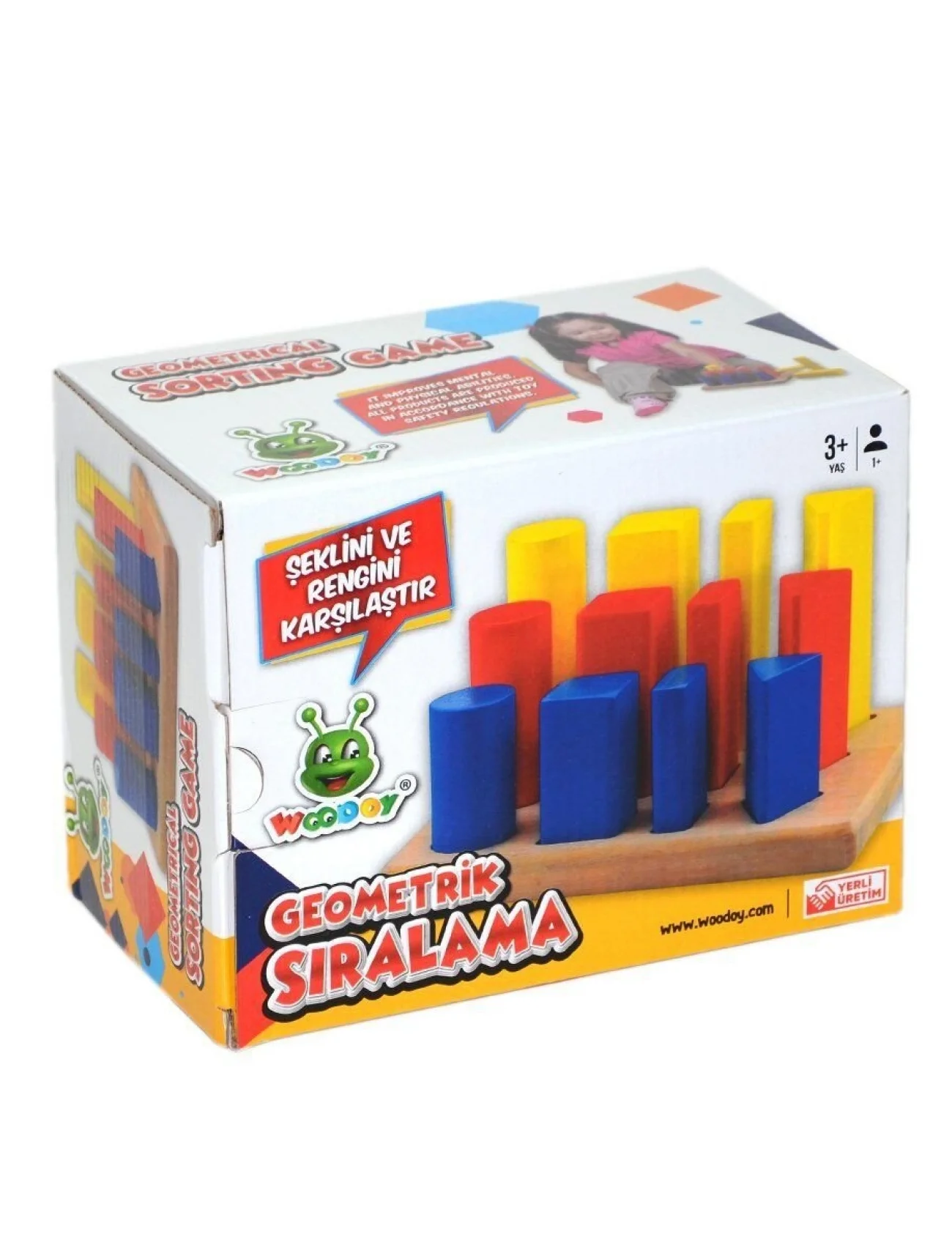 075KR WOODOY GEOMETRİK ŞEKİLLİ SIRALAMA