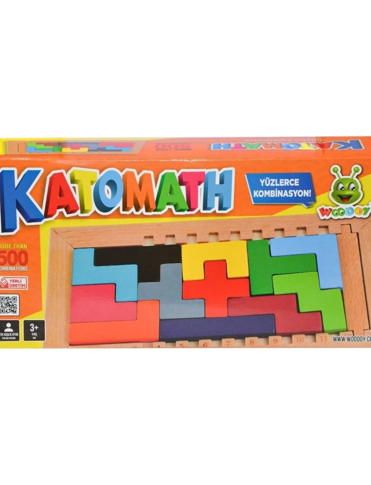 079KR Woodoy Ahşap Katomath Oyunu -Karsan