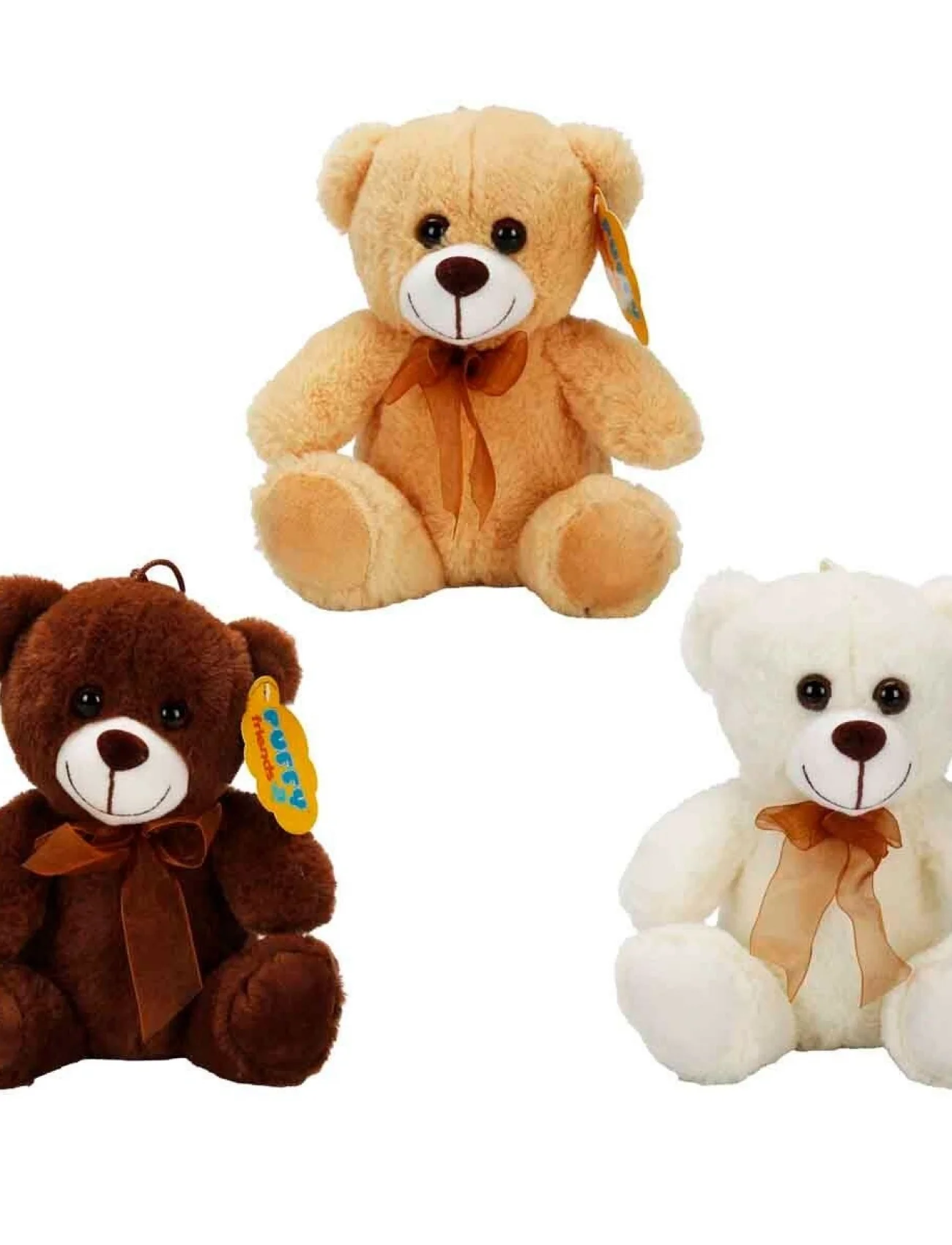 0998 SUN-JHN-PFF-SK PELUŞ AYI OTURAN KURDELELİ 21CM 2R