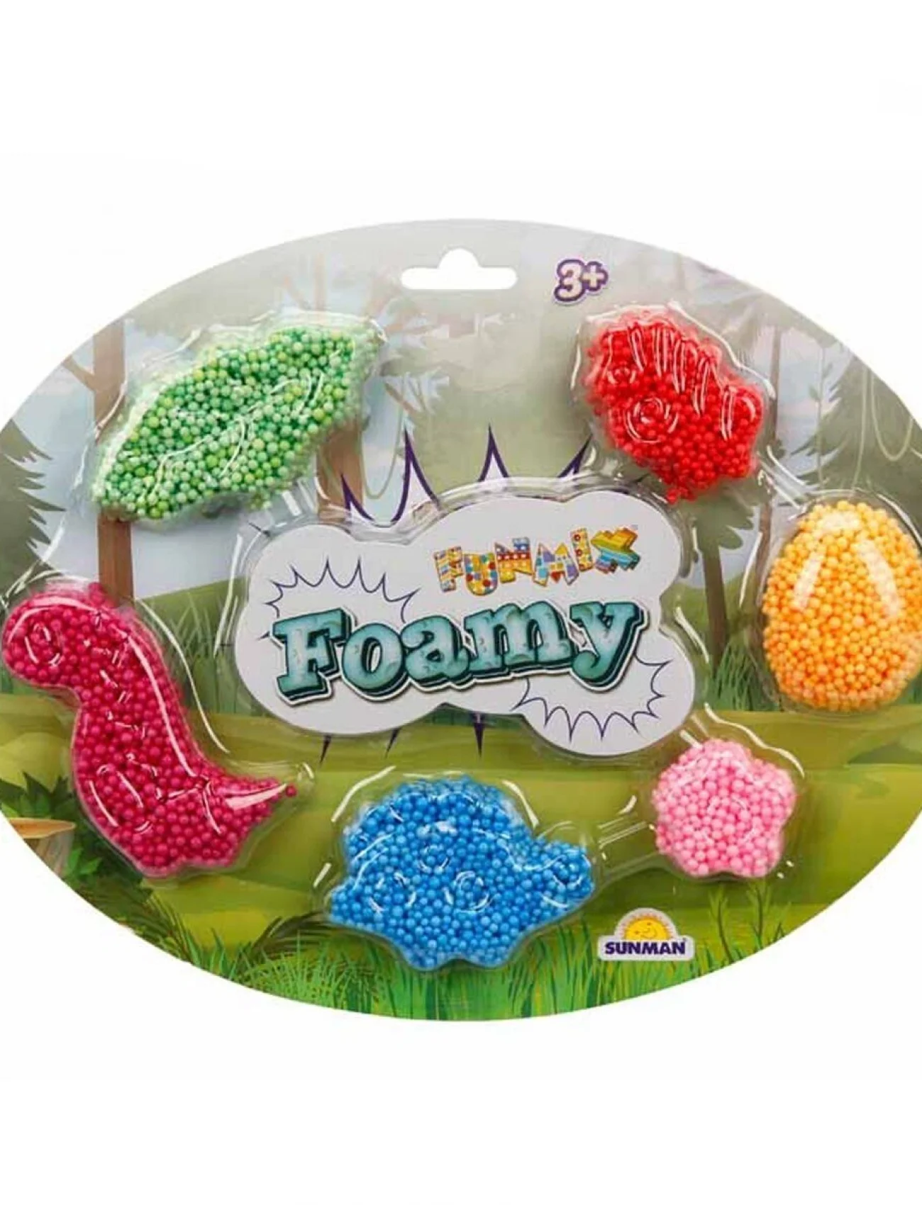 1003566 Slime Foam Şekiller ve Hayvanlar -Sunman