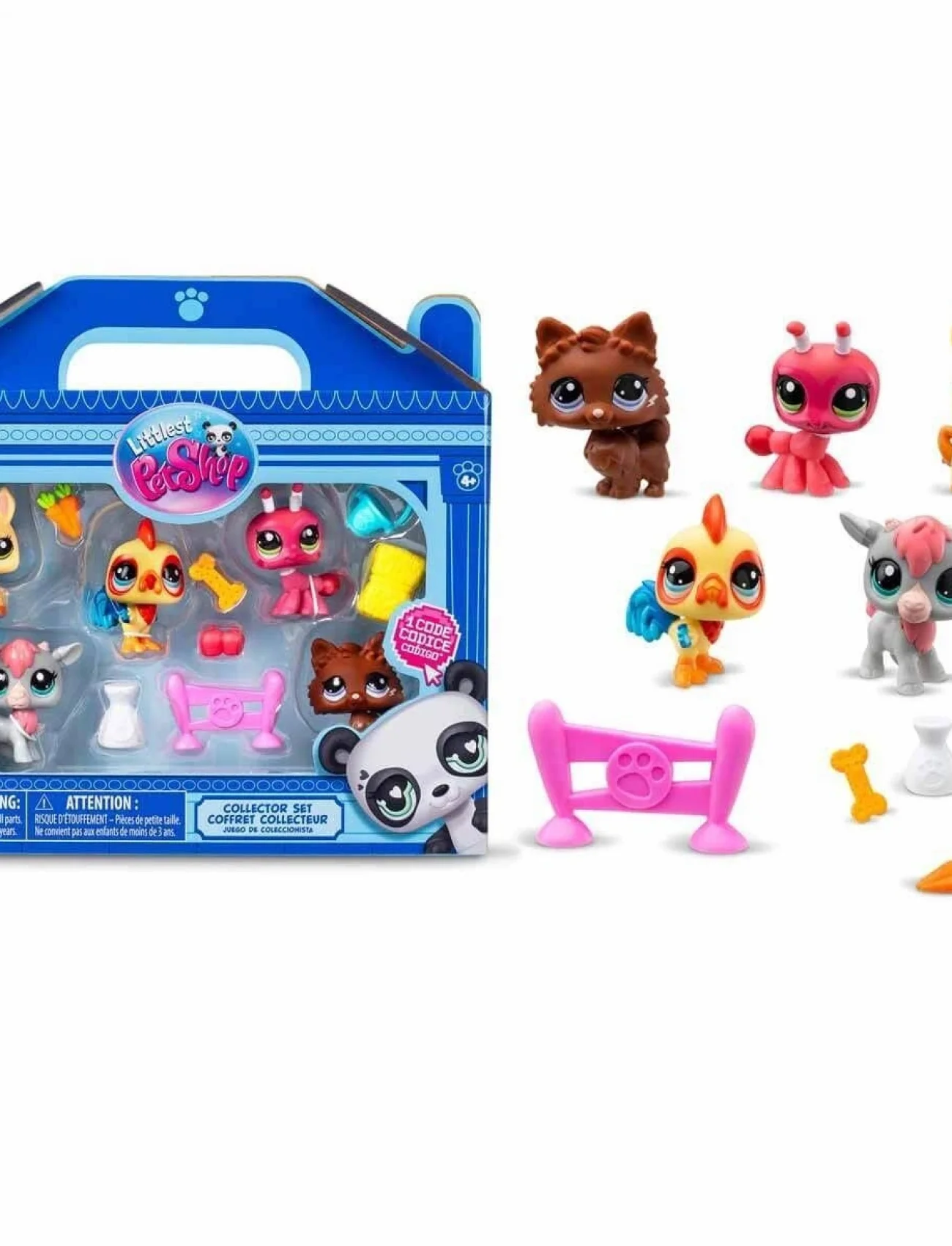 1005103 Littlest Pet Shop - Minişler 5li Figür Seti S1 Çiftlik Temalı