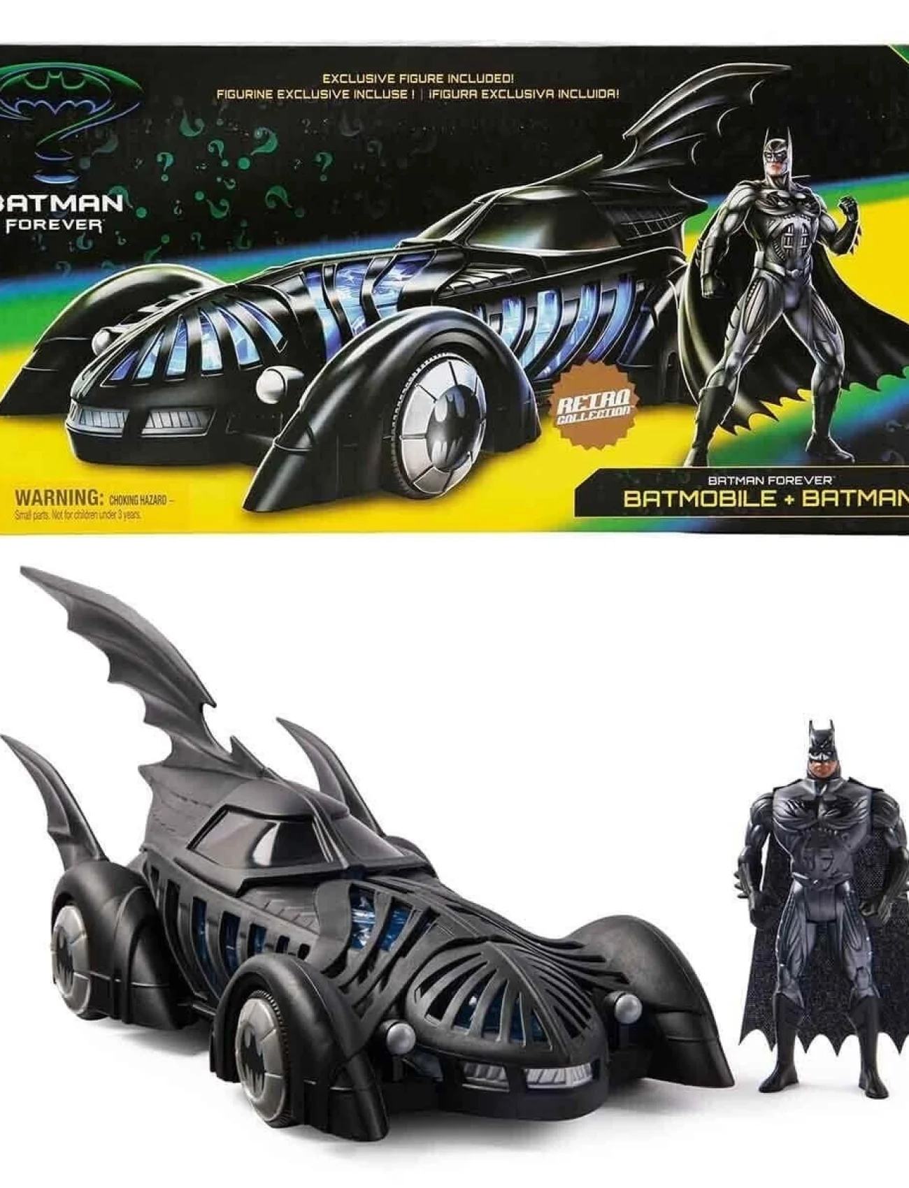 1005615 SUN-SPM-FİGÜR SET RETRO COLLECTION DC BATMOBILE BATMAN 1 FGR. EXC.