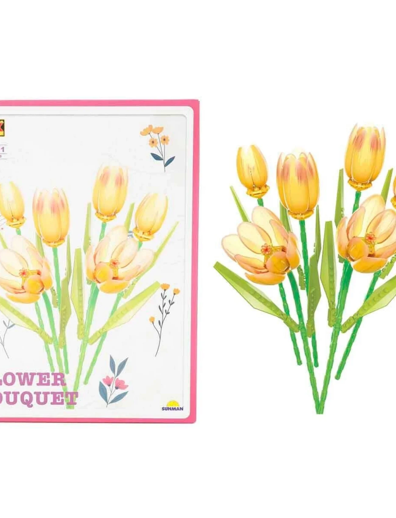 1005756 SUN-RST-BLX-FLOWER SET LALE BUKETİ 340 PARÇA