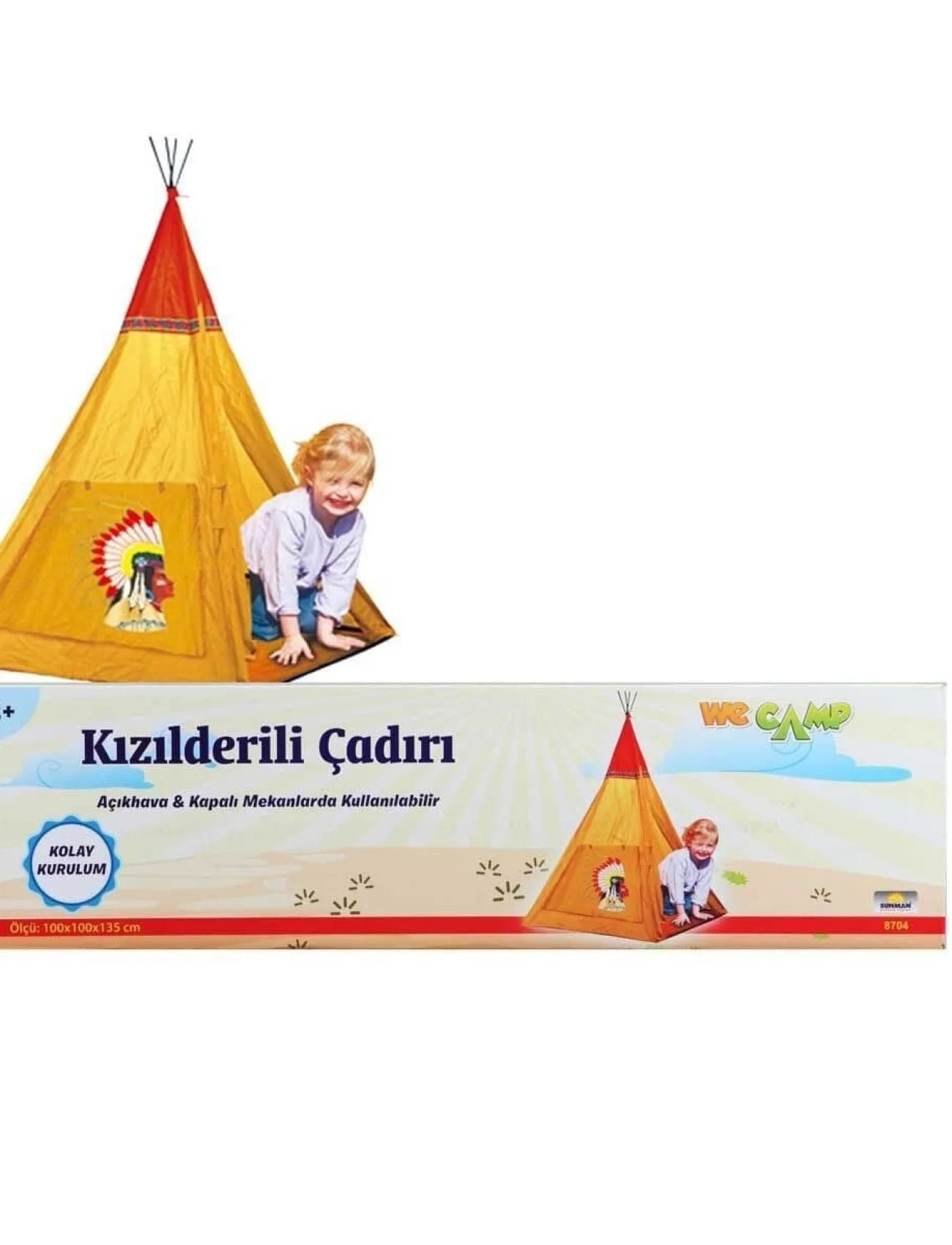 1008704 SUN-IPL-WCM-ÇADIR KIZILDERİLİ 100X100X135CM