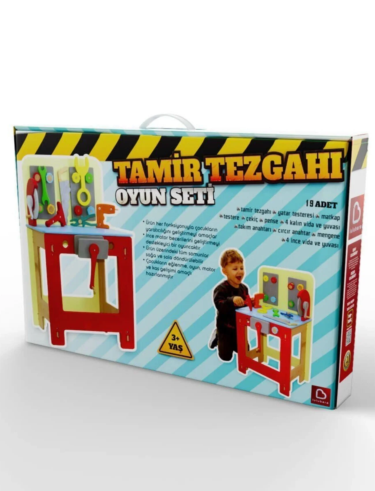 1014 Ahşap Tamirci Tezgahı - Lulubere Oyuncak