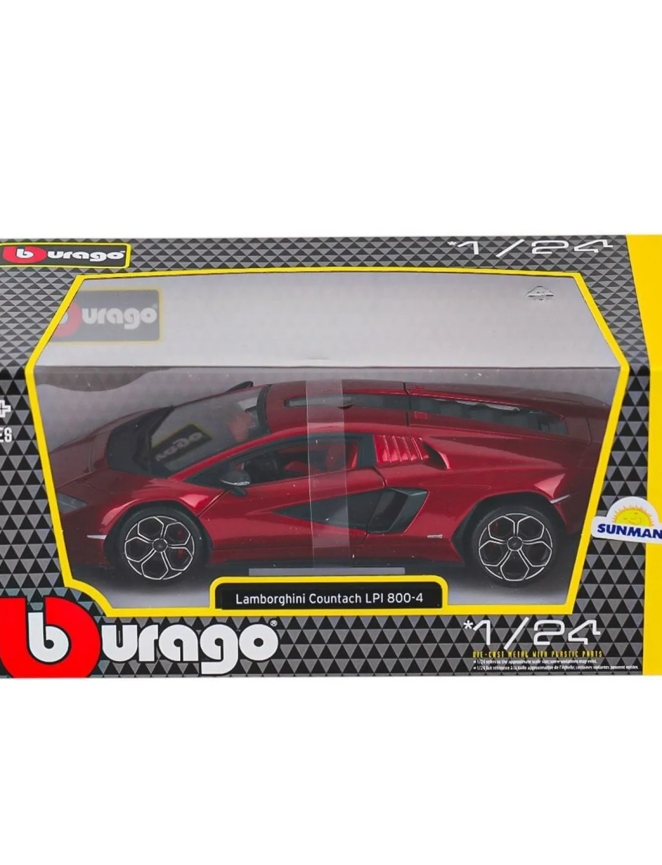 1021102 Burago Lamborghini Countach LPI 800-4 1:24 -Sunman