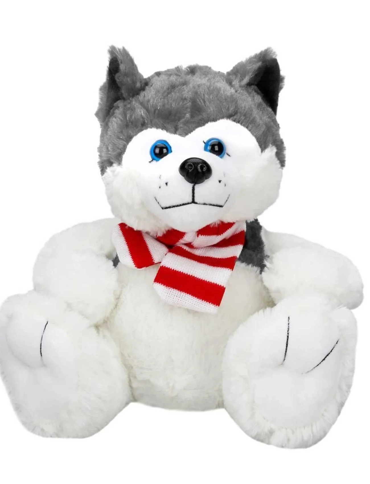 1030 Oturan Husky Atkılı Köpek 30 cm