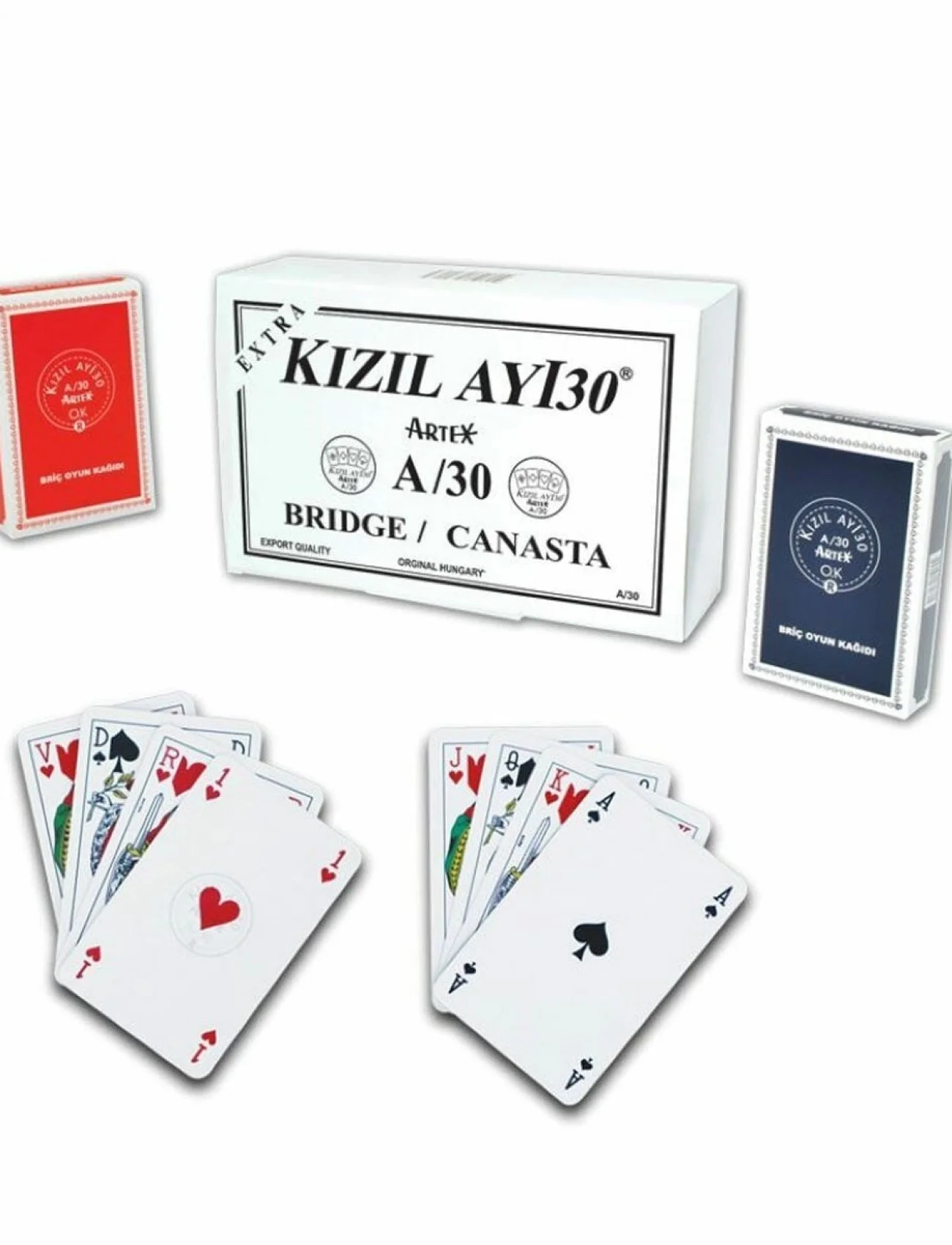 1030165 Ext Kızıl Ayı Artex A30 Oyun Kağıdı -Star Okey