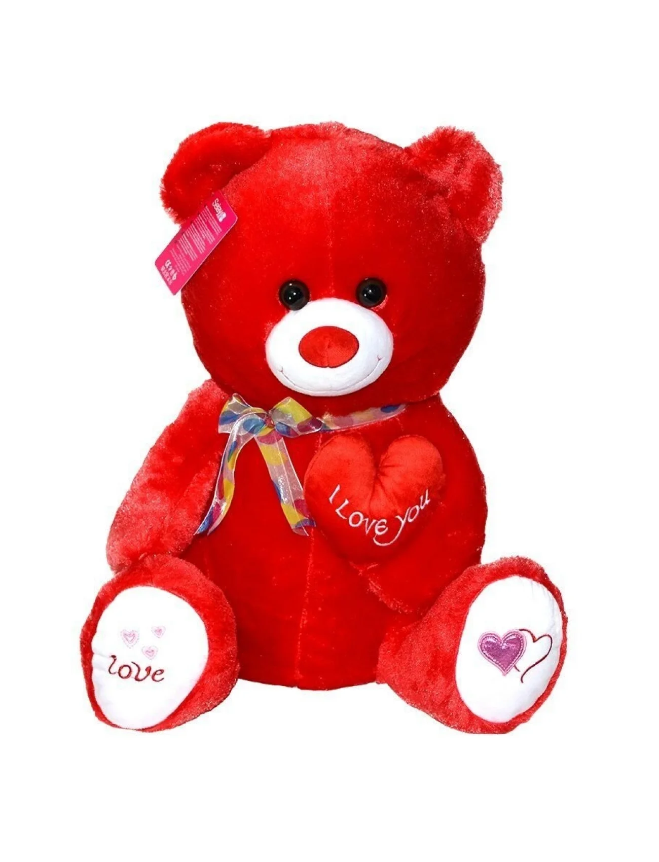 1030KR Selay, Yumoş Ayıcık Kırmızı 47cm