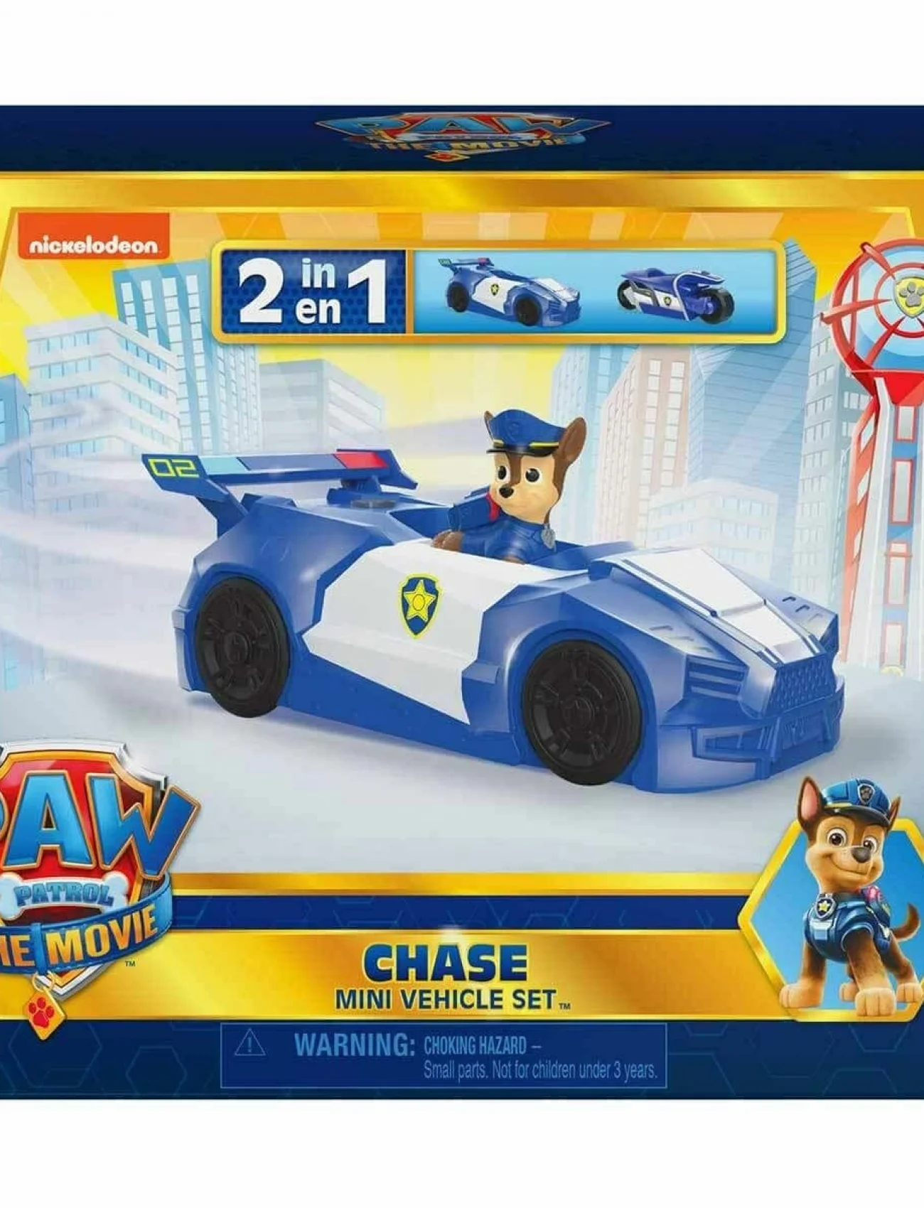 1033536 PAW Patrol Chasein araç seti 2si1arada 1 figür+2 araç