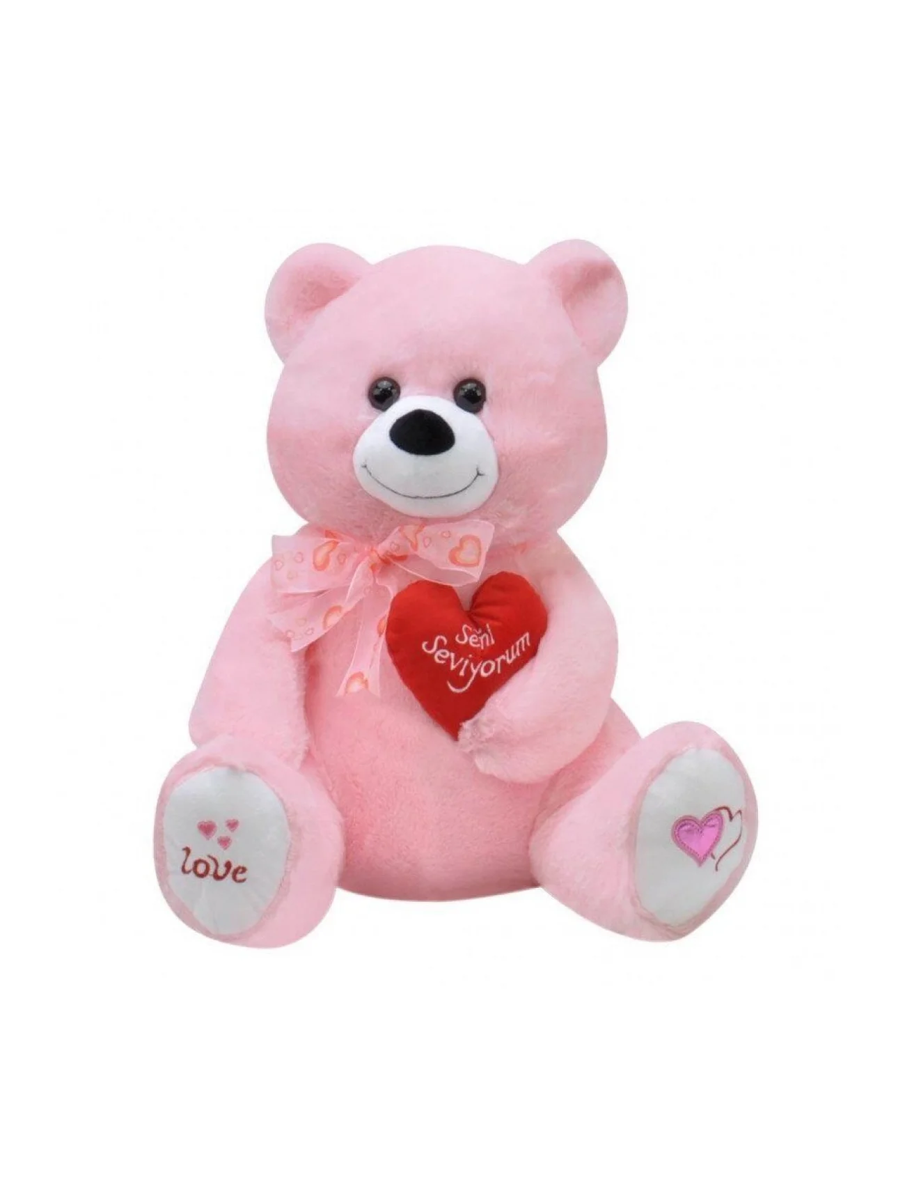 1045P SL Tıkıl Ayı 65 cm Pembe