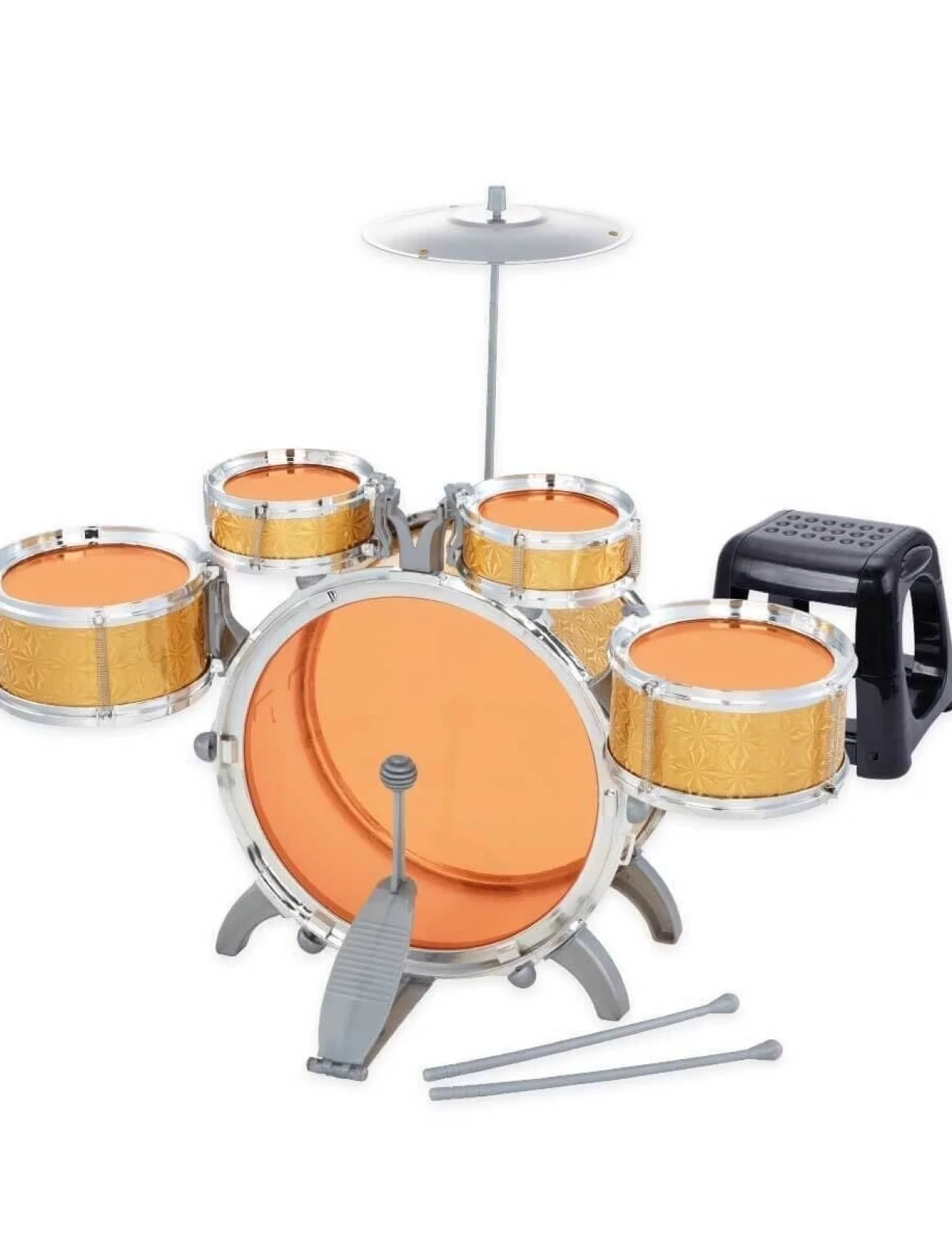 1080080 Sunman Eccho, Davul Set - Jazz Drum / 5 adet Davul, Zil ve Tabure / +3 yaş