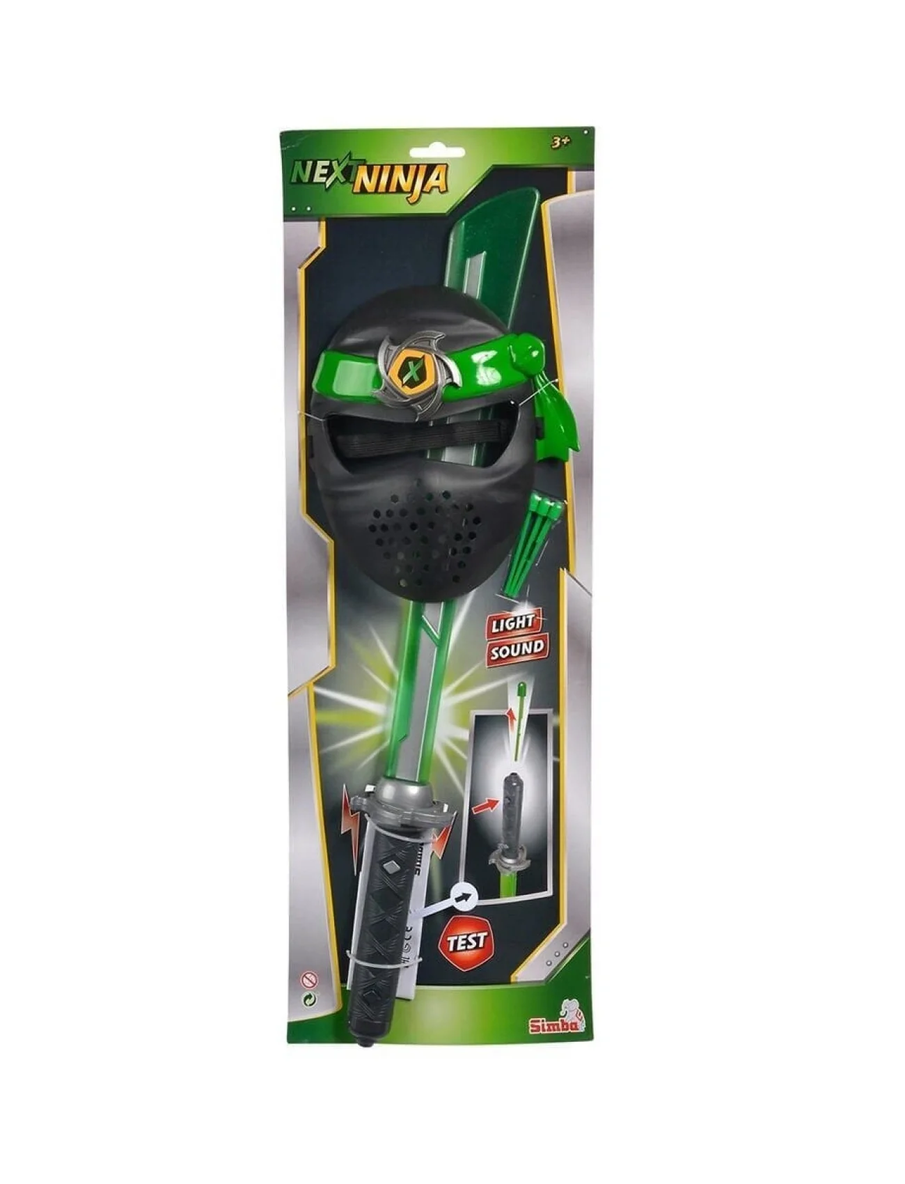 108042238 NEXT NİNJA SWORD AND MASK GREEN