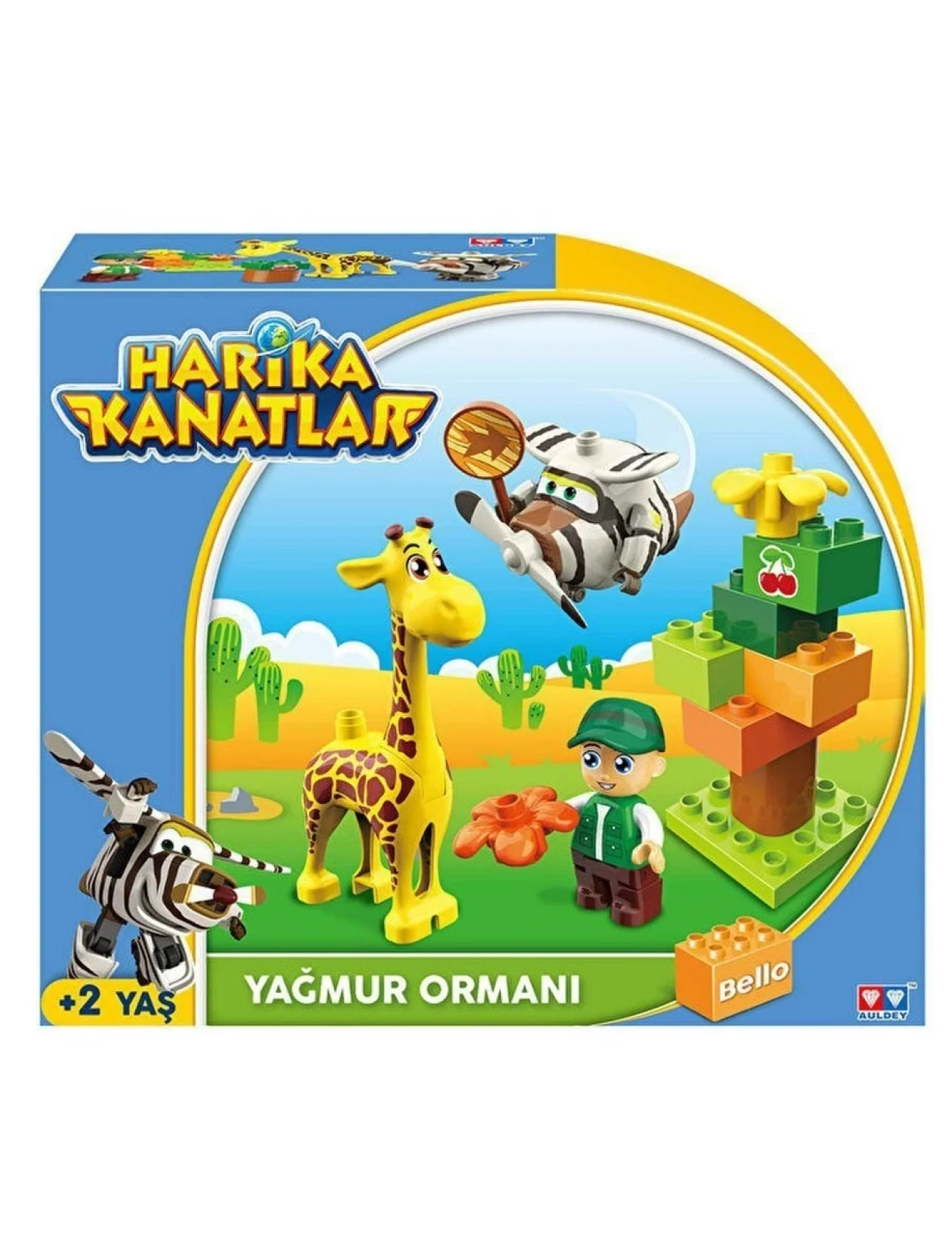 10932 Harika Kanatlar Bellonun Yağmur Ormanı 15 parça blok - Mega Oyuncak