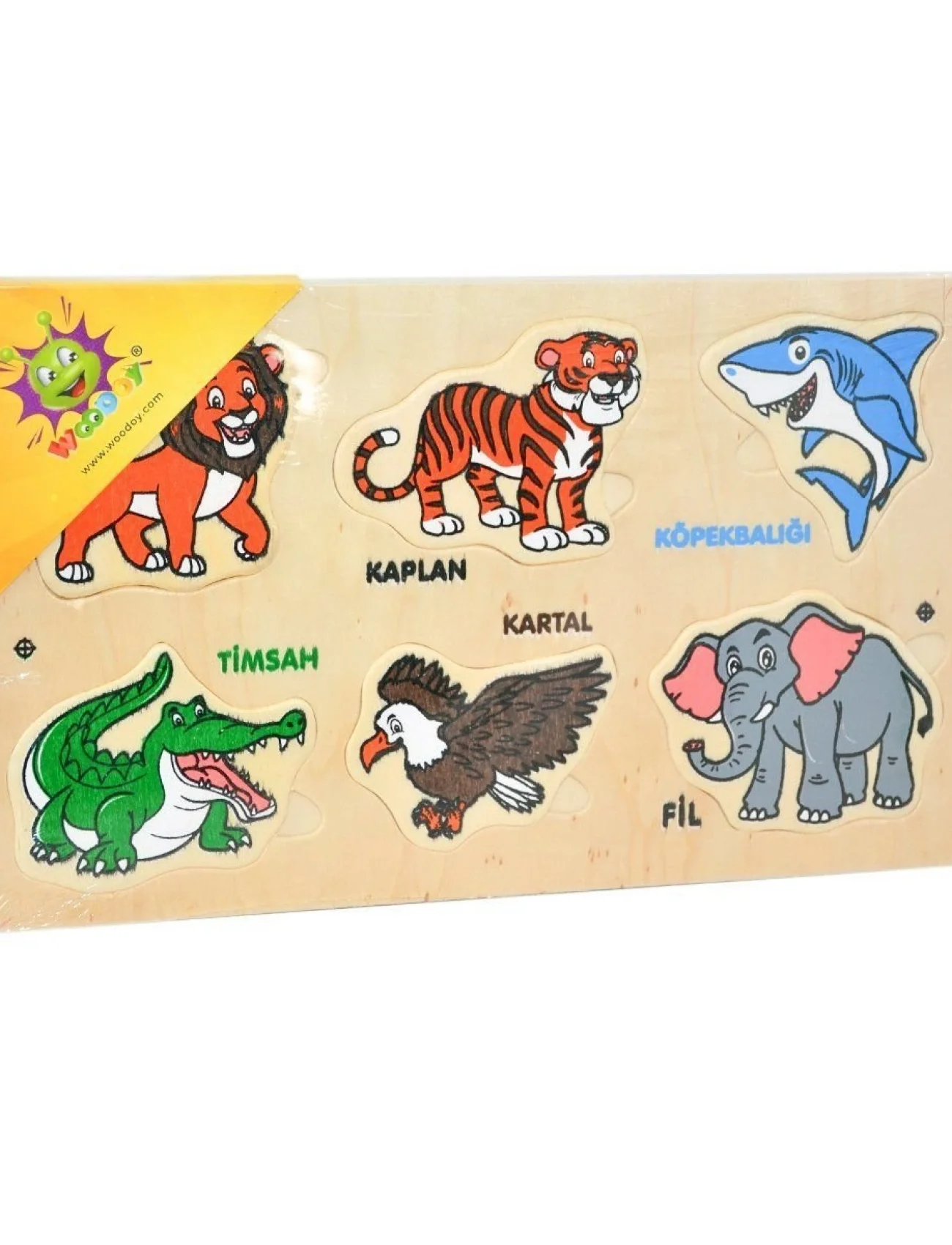 111 Woodoy Yapboz Vahşi Hayvanlar