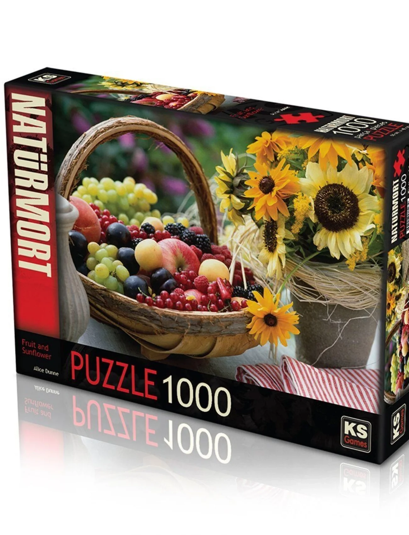 11227 Meyve ve Ayçiçeği 1000 Parça Puzzle -KS Puzzle