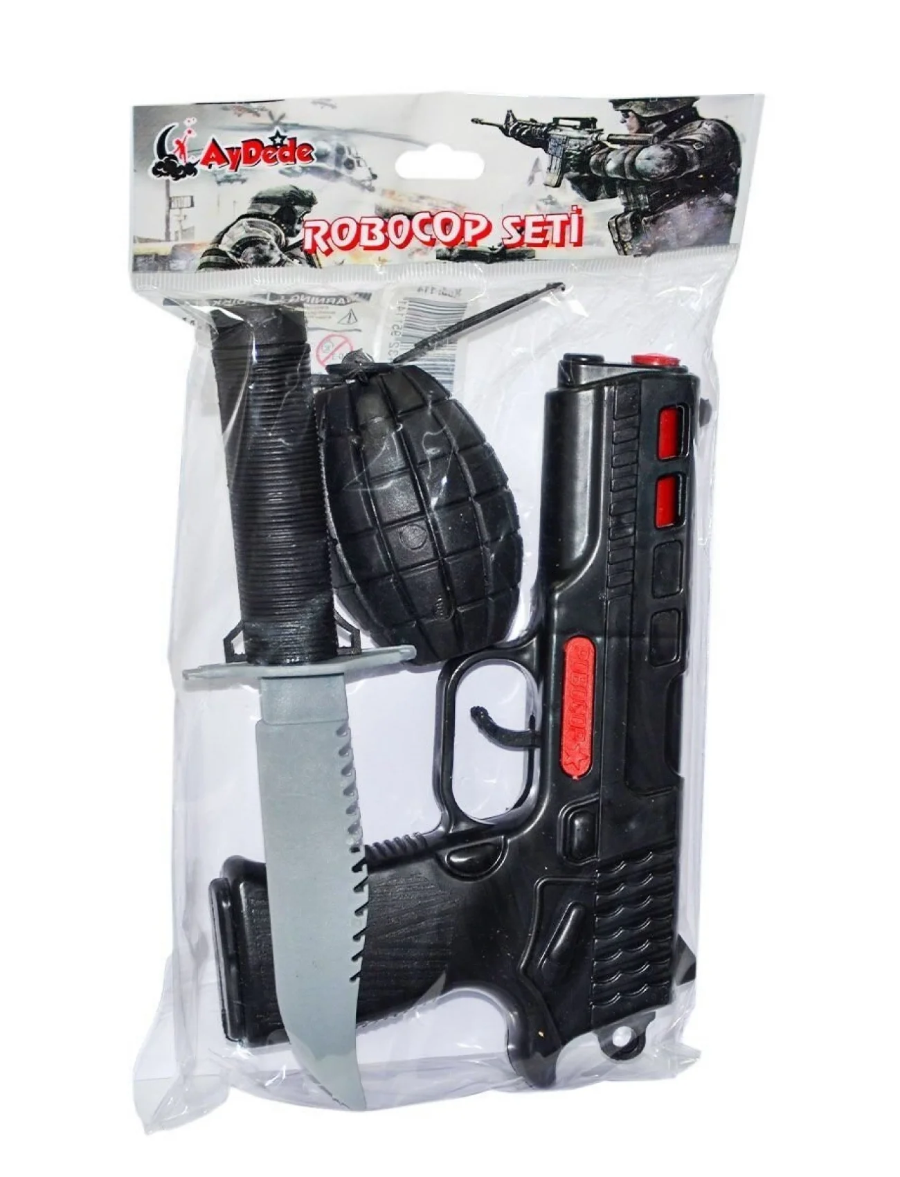 114 Robocop Silah Oyun Seti -Aydede