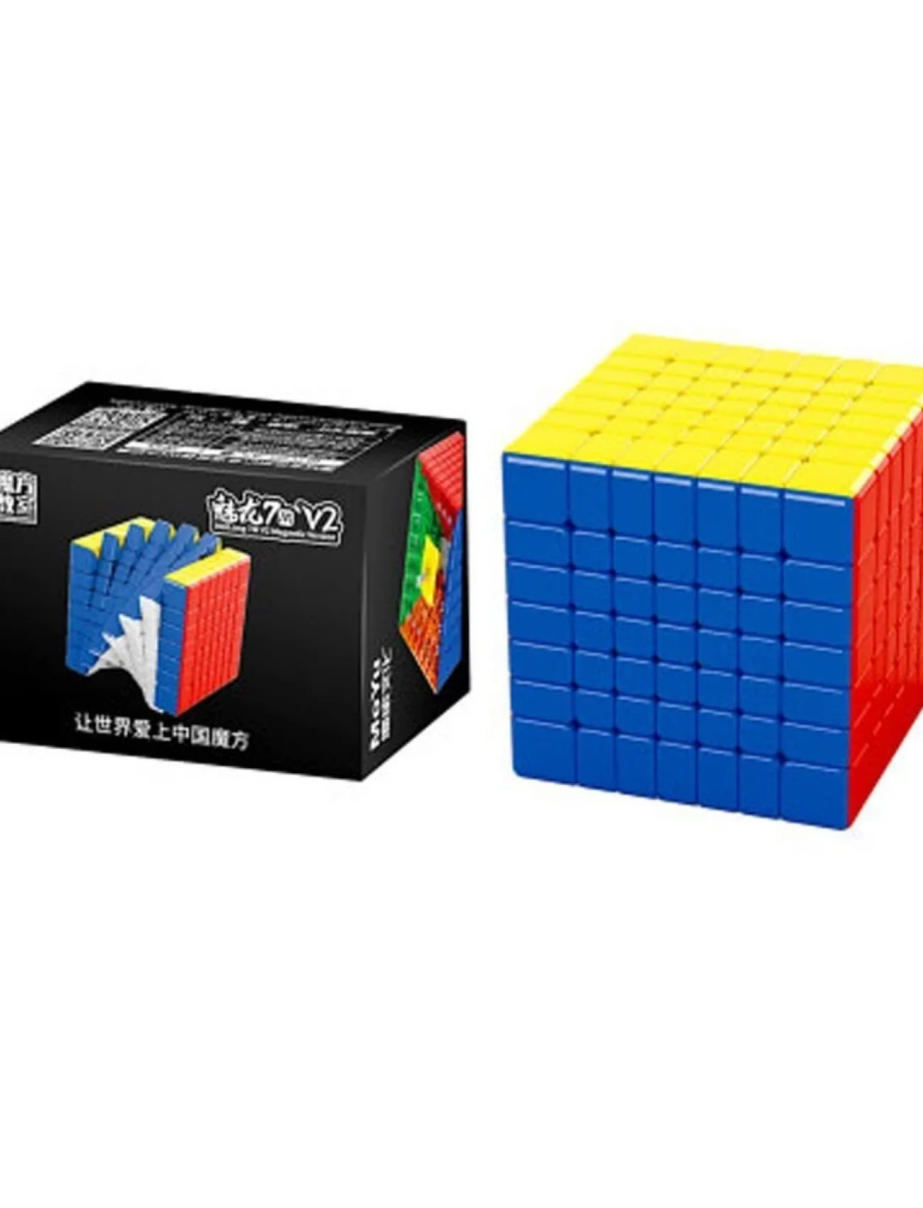 1174 Moyu Meilong 7x7 Manyetik Küp -Başeltoys