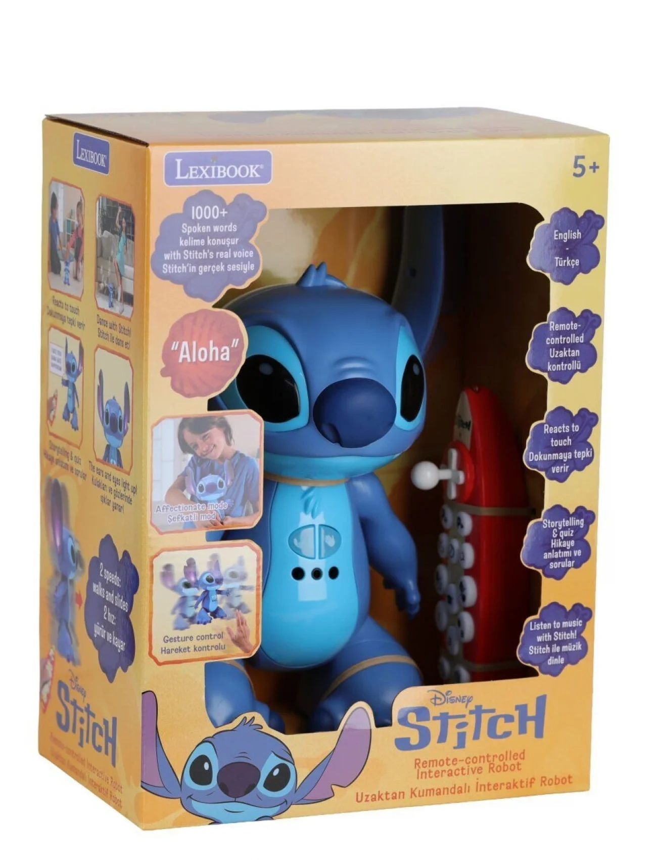 11804 SUN-LEX-R-C ROBOT STITCH İNTERAKTİF SESLİ IŞIKLI STCH