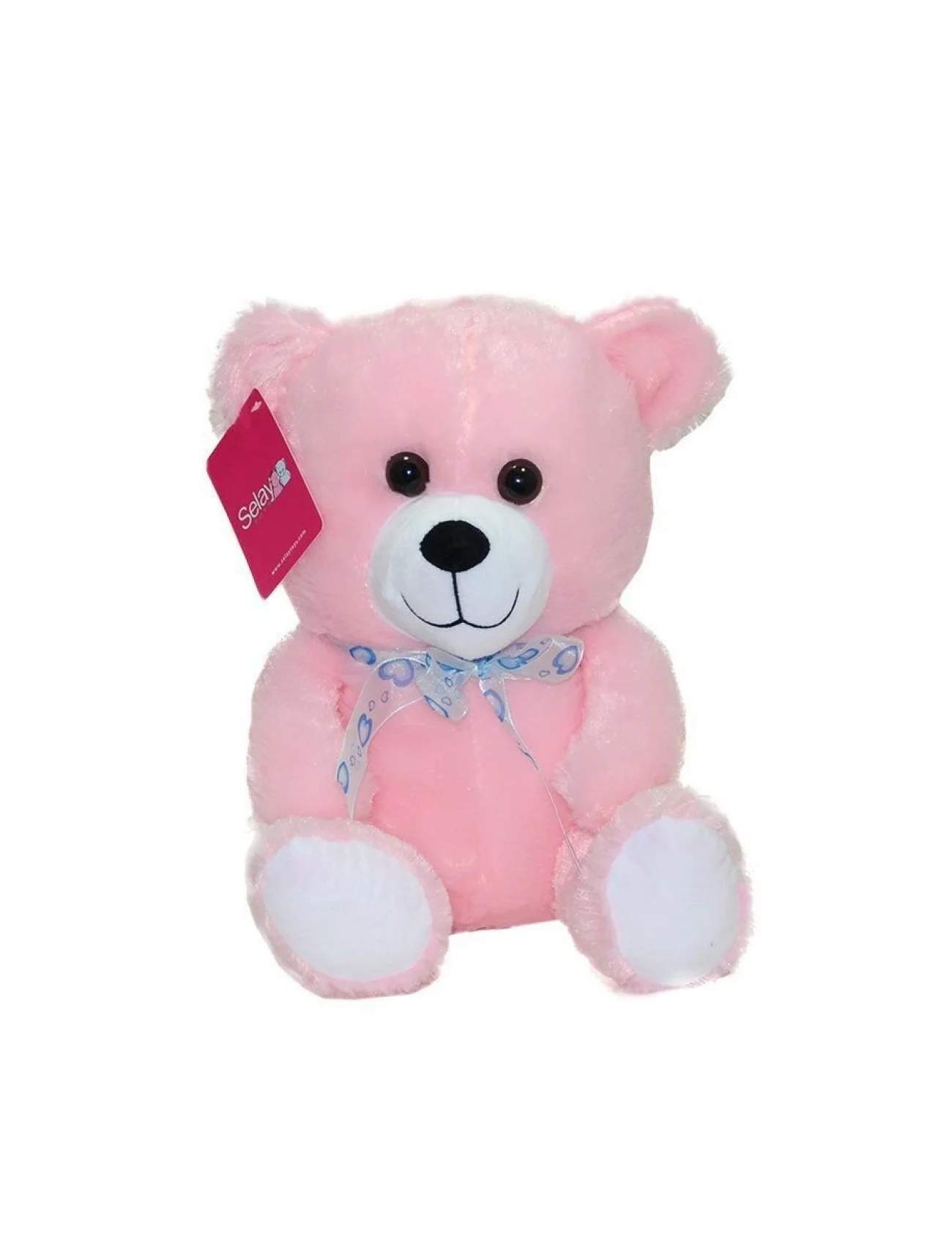 1181 Selay, Oturan Ayı Pembe 30 cm