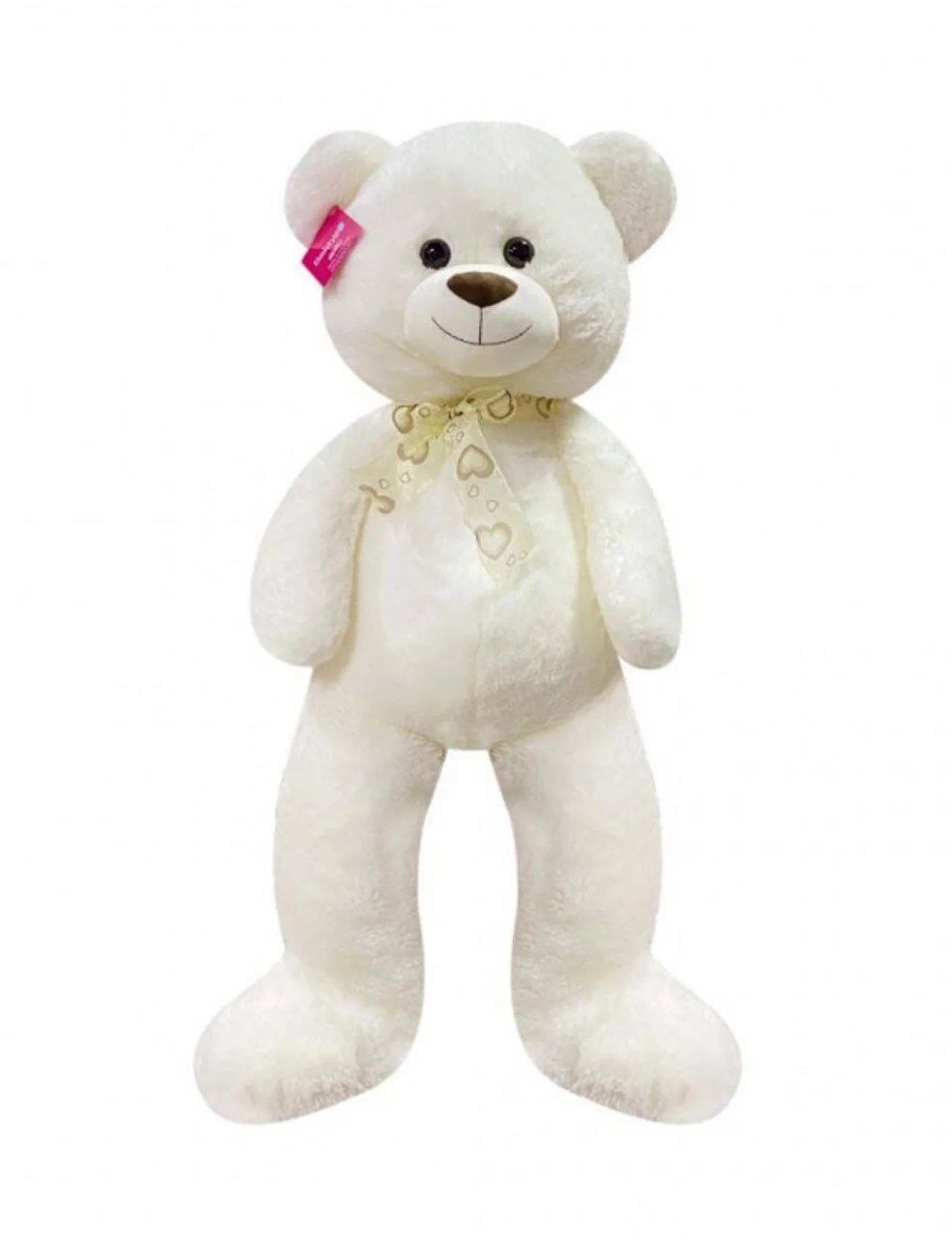 1192B Puffy Salaş Ayı 100 cm Beyaz -Selay