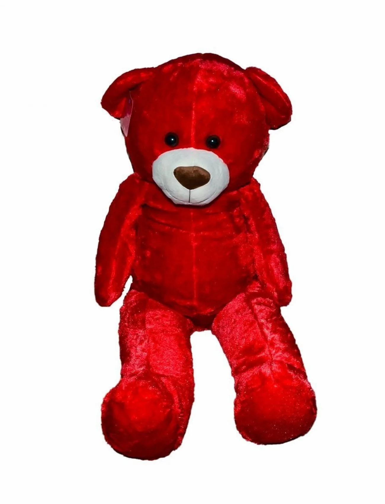 1192K Puffy Salaş Ayı 100 cm Kırmızı -Selay