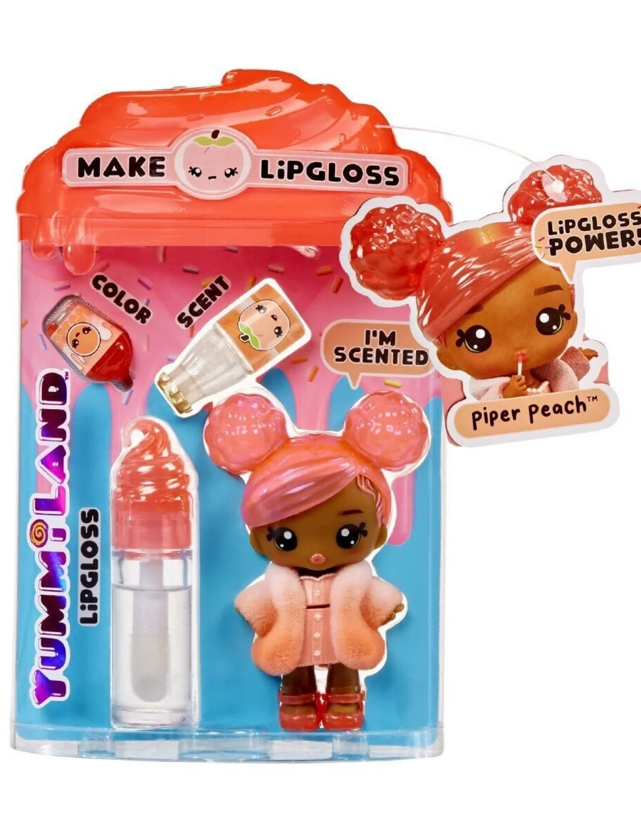 120759 Yummiland Piper Peach Bebeği ve Dudak Parlatıcısı