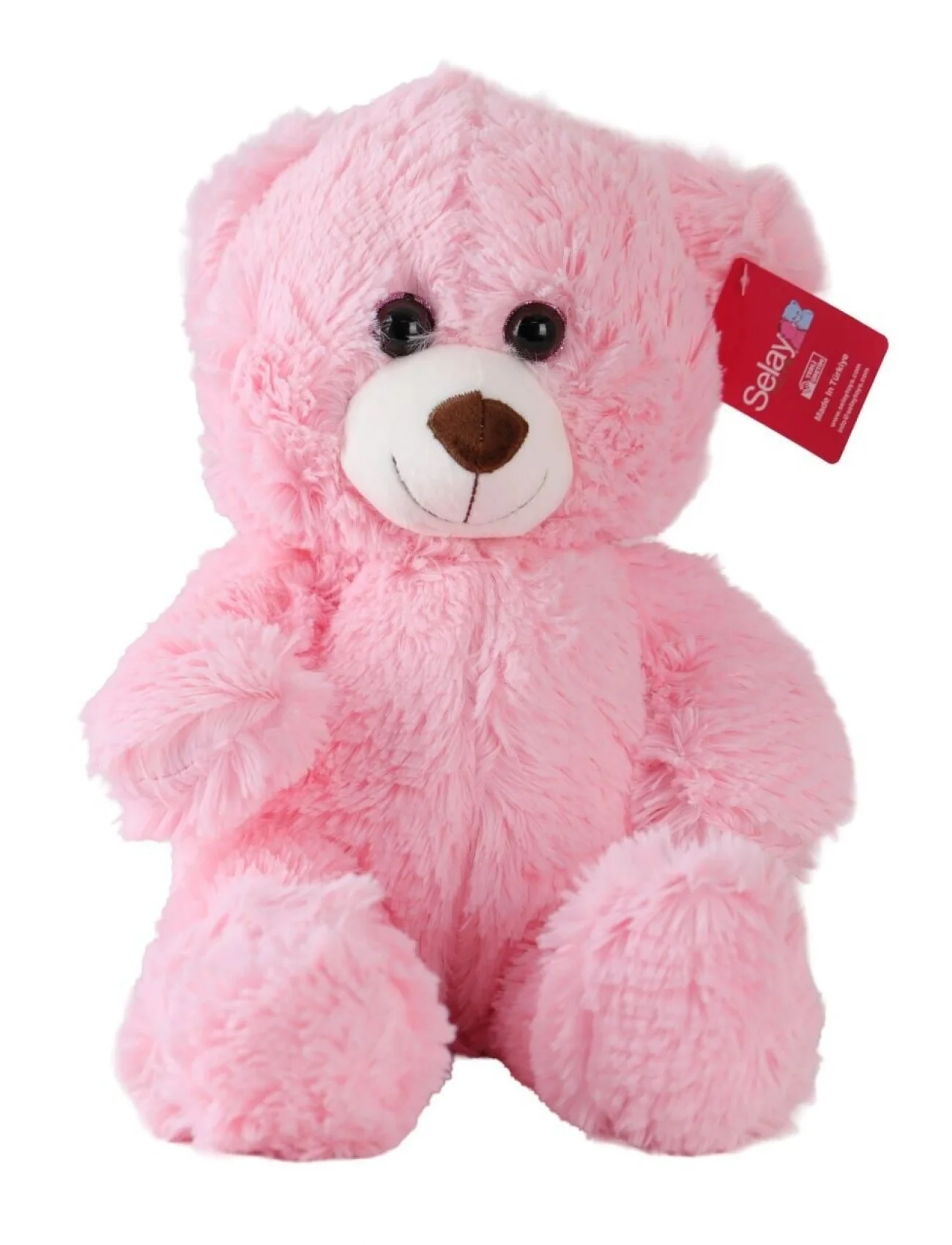 1216P PUFFY SALAŞ AYI 45 CM PEMBE