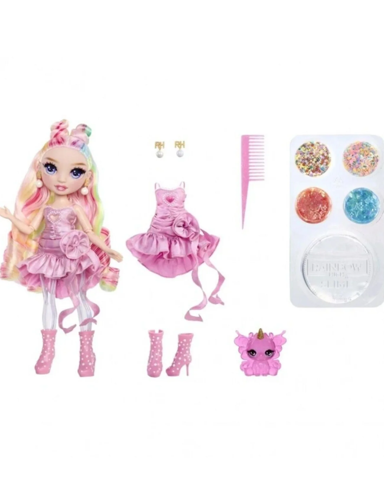 122395 Rainbow High Rainbow Parıltılar ve Slime Bebek / Asorti +4 yaş