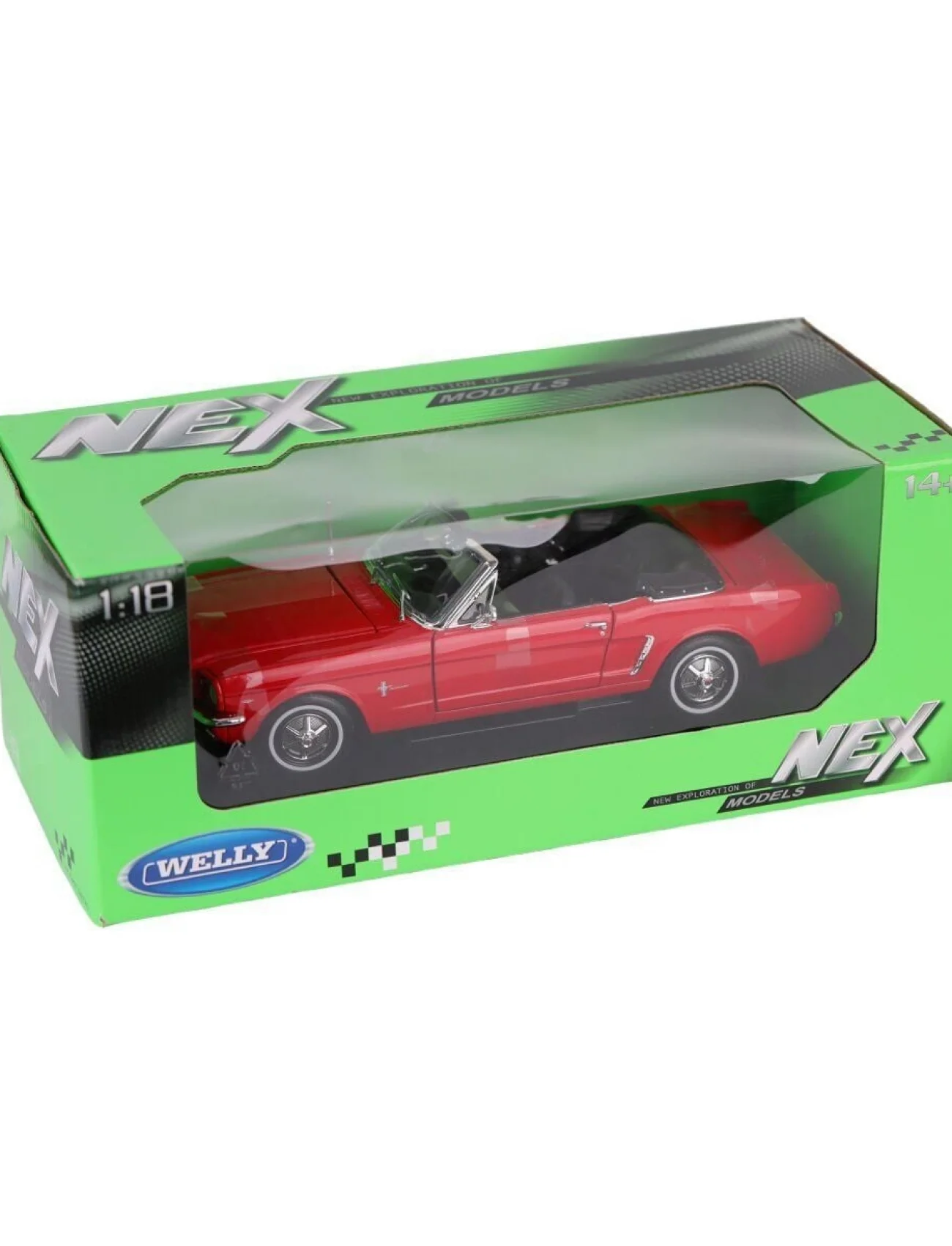 12519C WELLY 1 18 1964 1 2 FORD MUSTANG CO