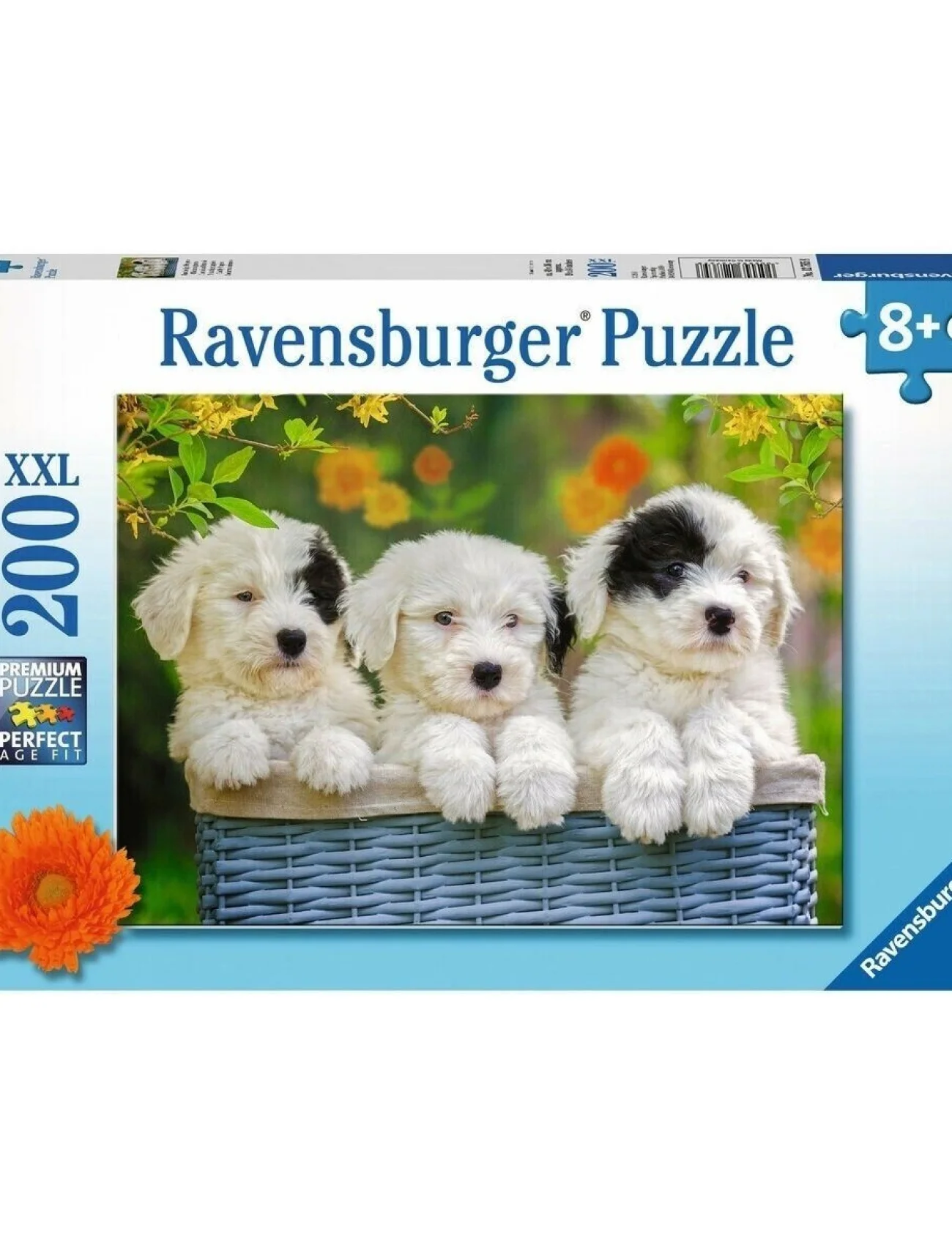 127658 Cuddly Puppies 200 parça XXL Ravensburger Puzzle