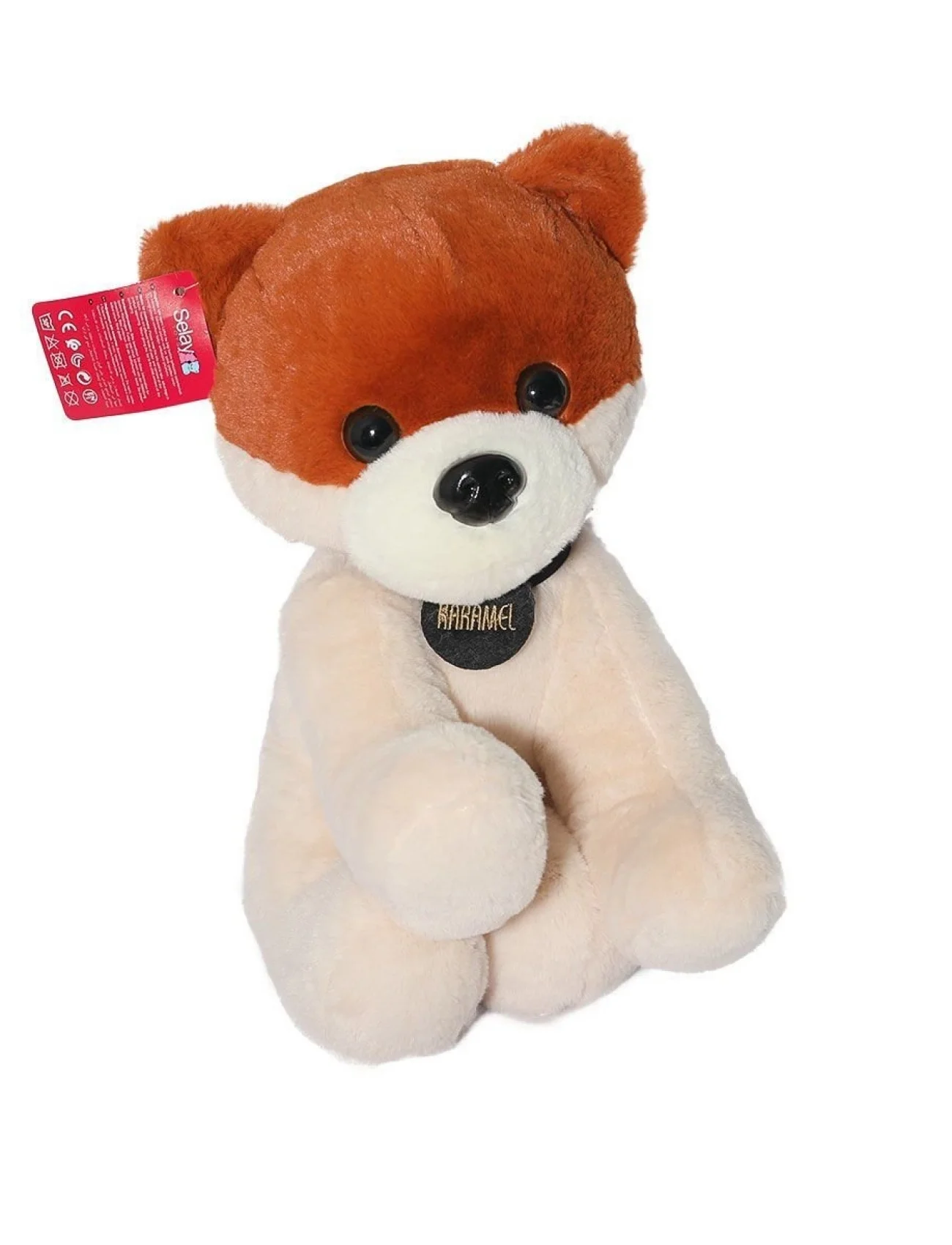 1397 KARAMEL KÖPEK 30 CM EKRU