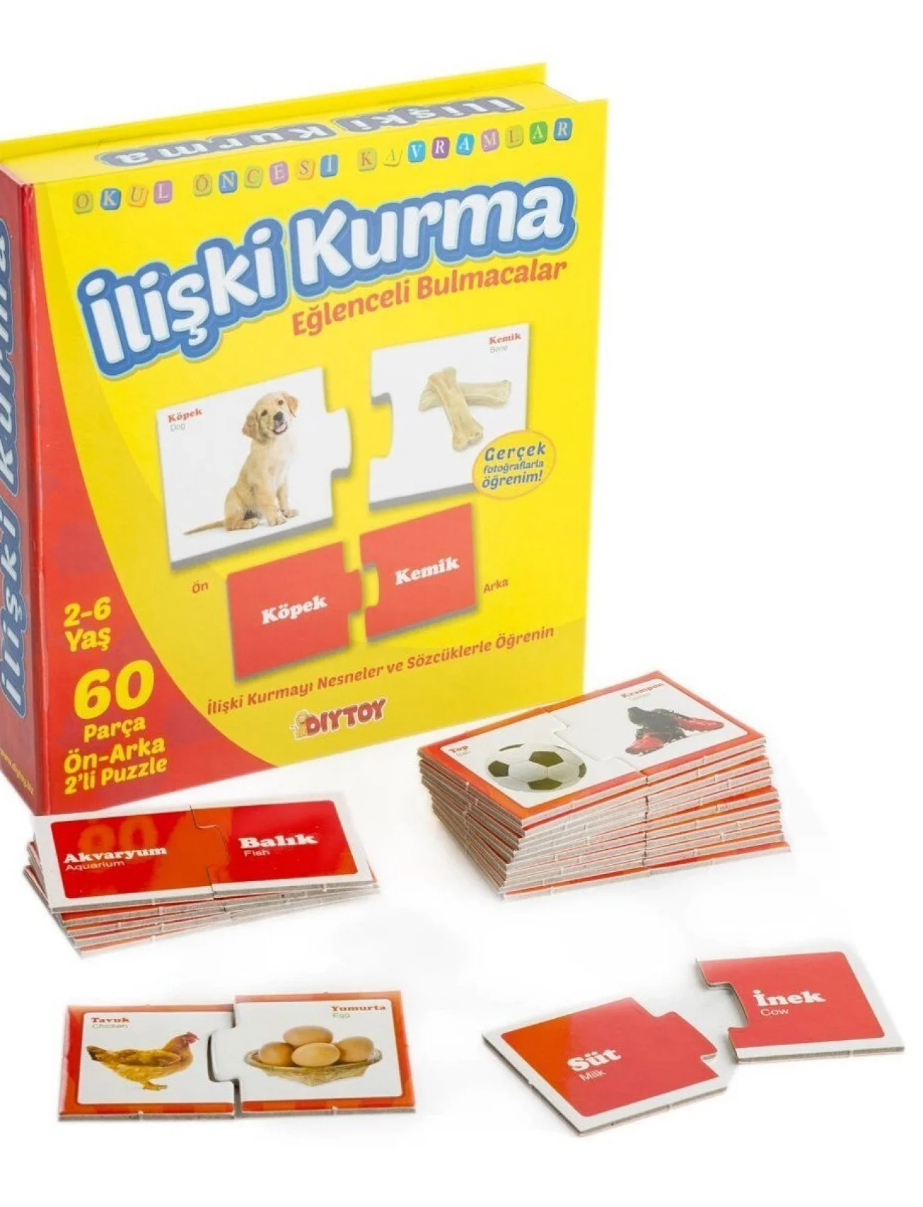 1437 DıyToy, Eğlenceli Bulmacalar - İlişki Kurma / 2-6 yaş