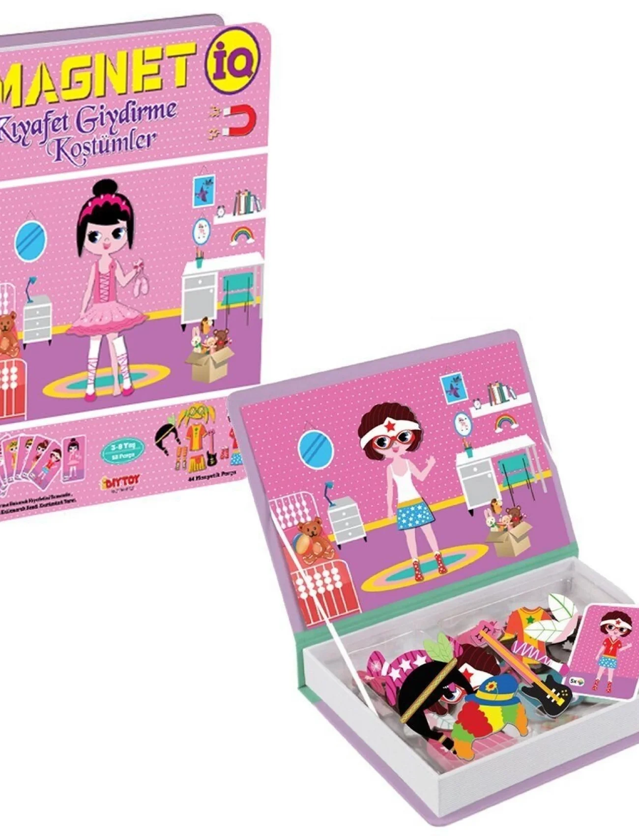 1499 DıyToy, Magnet Kıyafet Giydirme Oyunu / +3 yaş