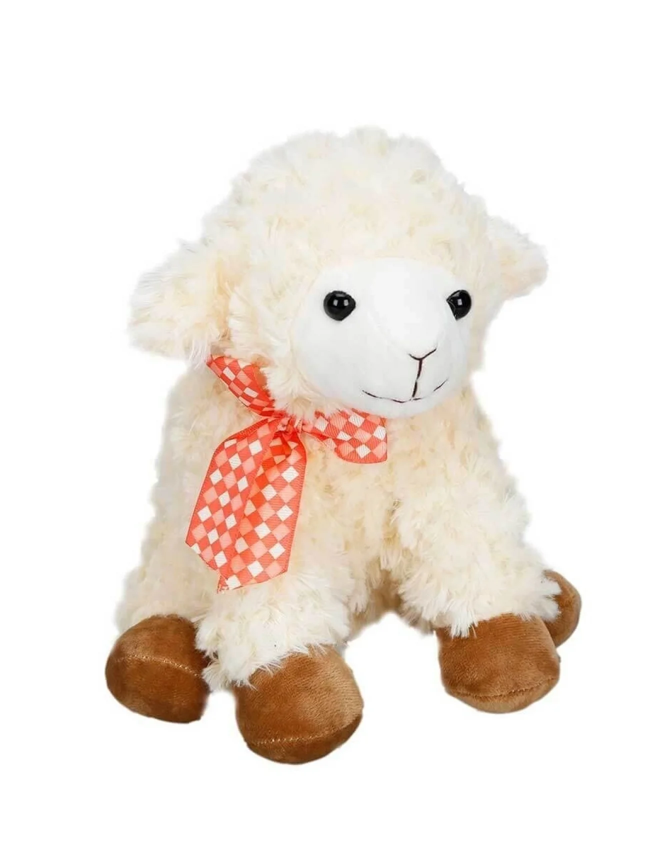 1509 SUN-JHN-PFF-SK PELUŞ KUZU OTURAN KURDELELİ 24CM 2R