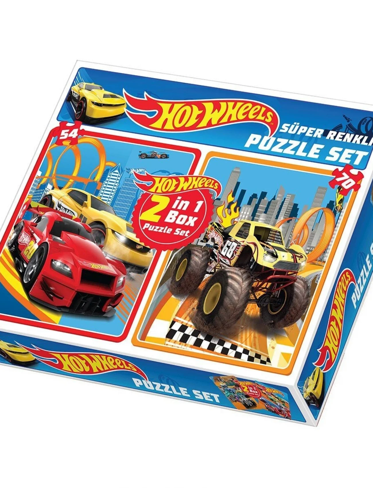 1535 HOT WHEELS  2İN1 PUZZLE