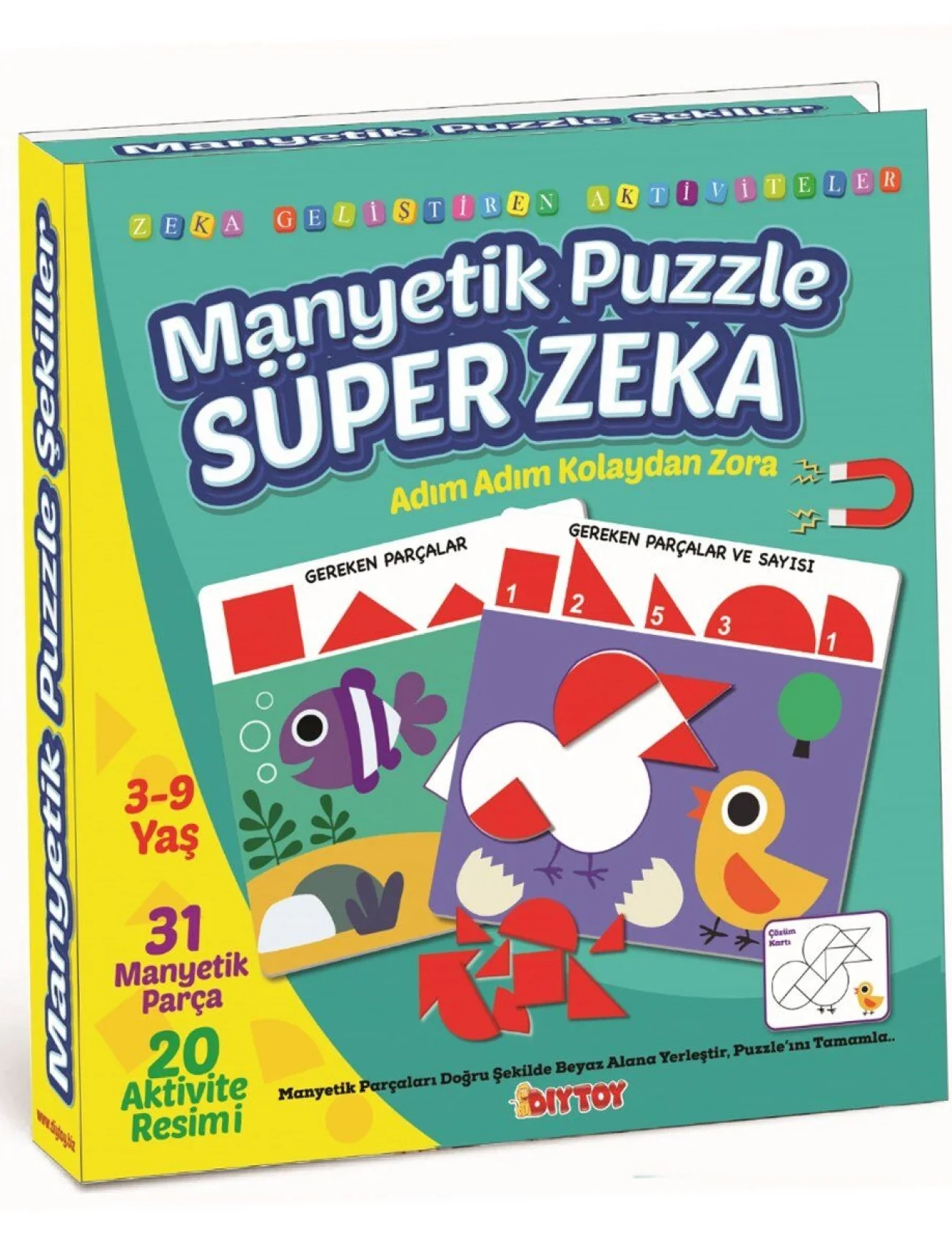 1536 MANYETİK PUZZLE SÜPER ZEKA