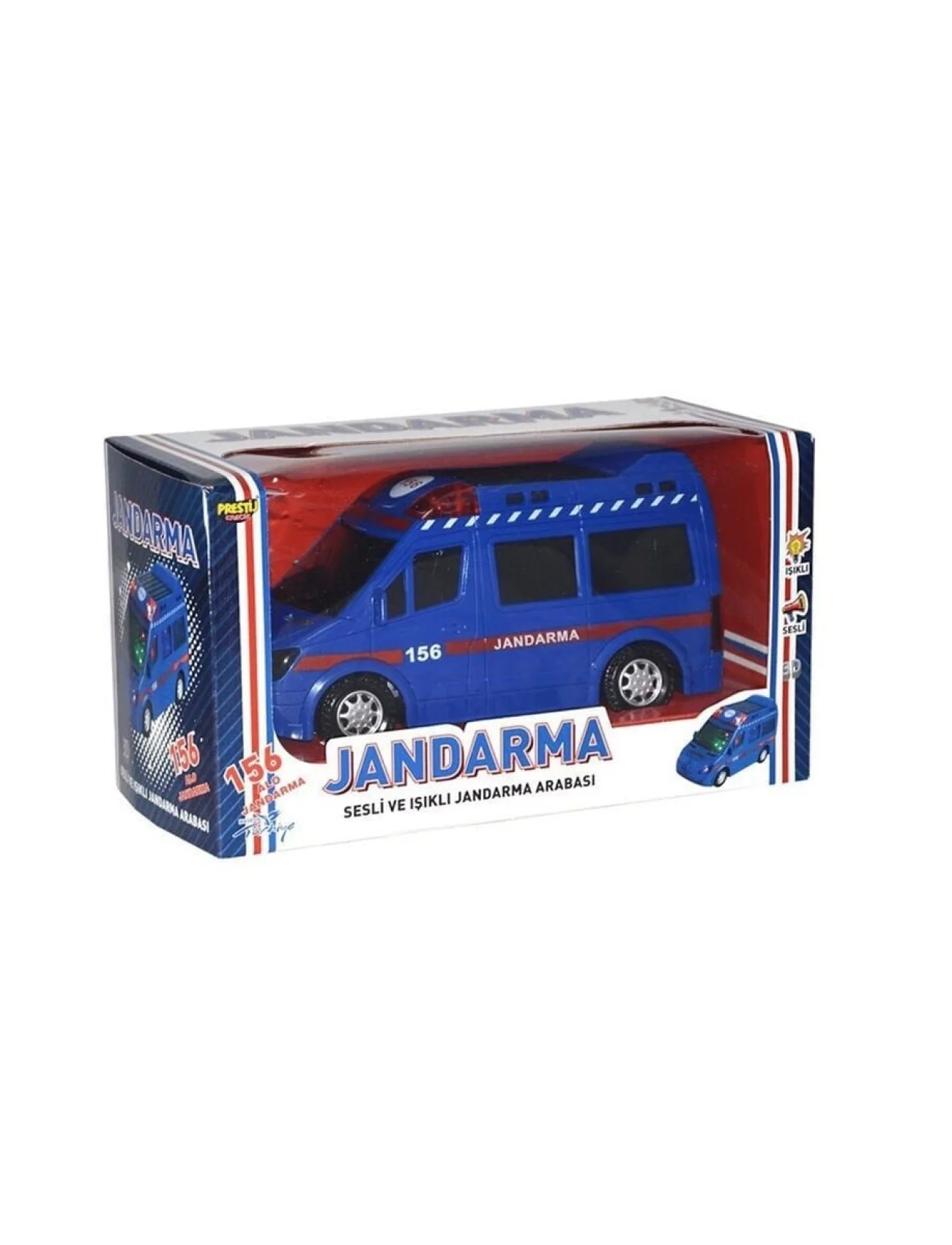 156 KUTULU PİLLİ IŞIKLI JANDARMA