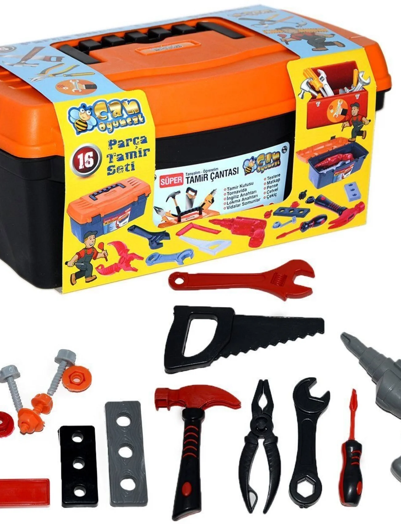 168C Tamir Seti 16 Parça-Halit Can Oyuncak